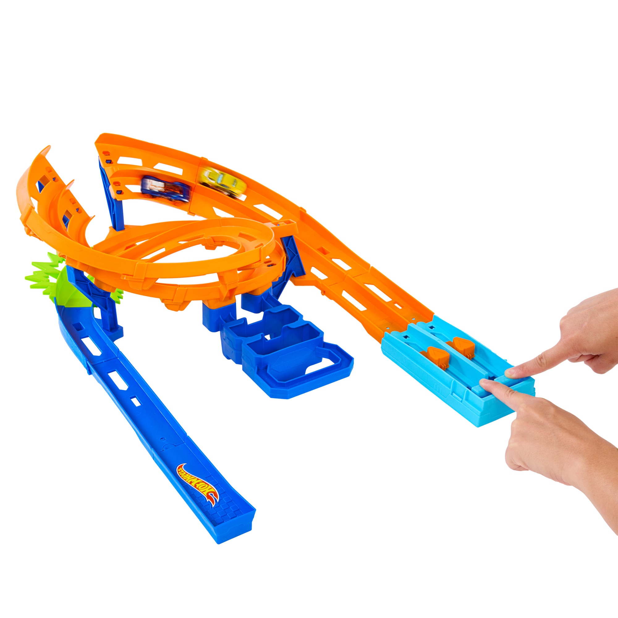 Pista para coches de juguete Choque en la pista Hot Wheels Action 4