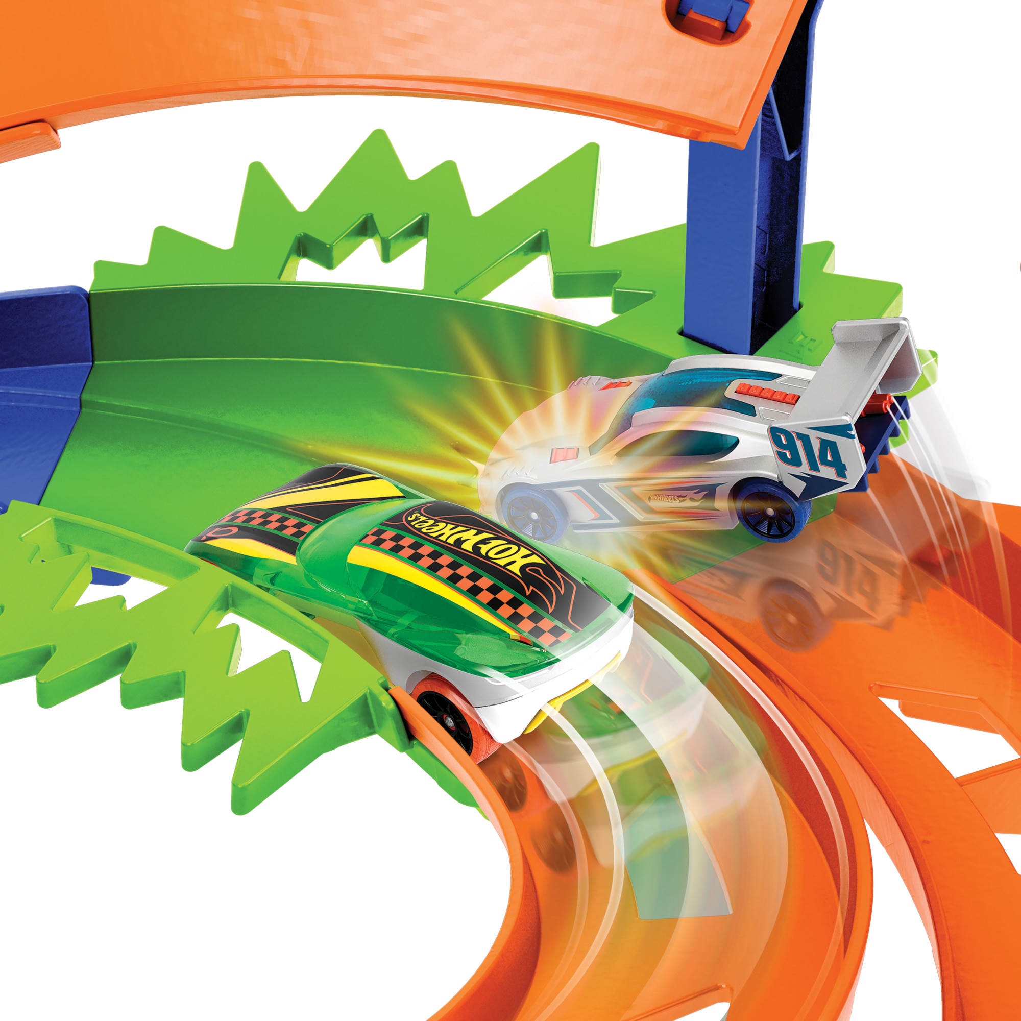 Pista para coches de juguete Choque en la pista Hot Wheels Action 5