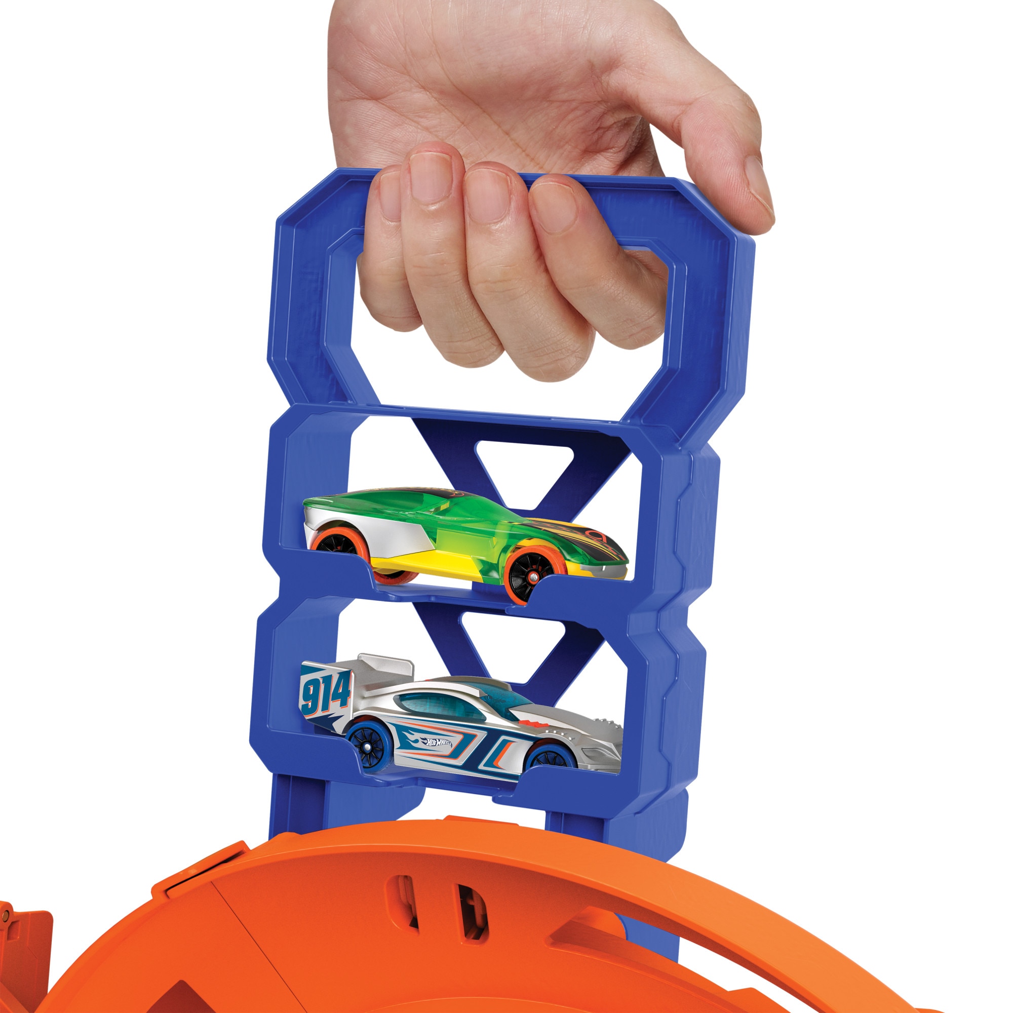 Pista para coches de juguete Choque en la pista Hot Wheels Action 6