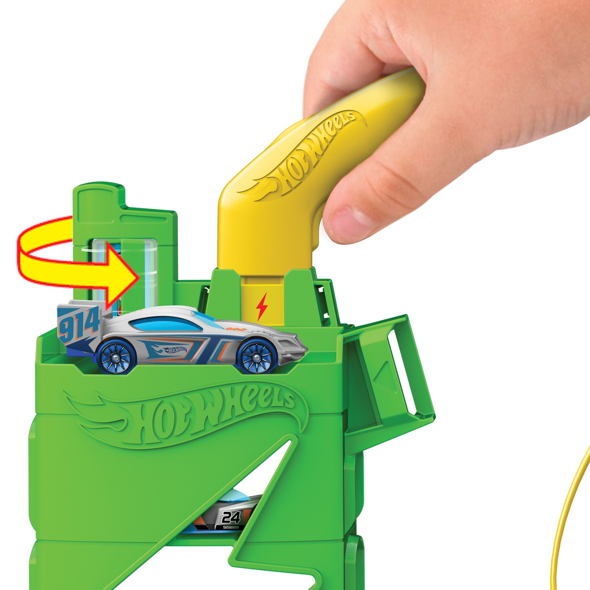 Estação de Carregamento de Eléctricos Hot Wheels City 4