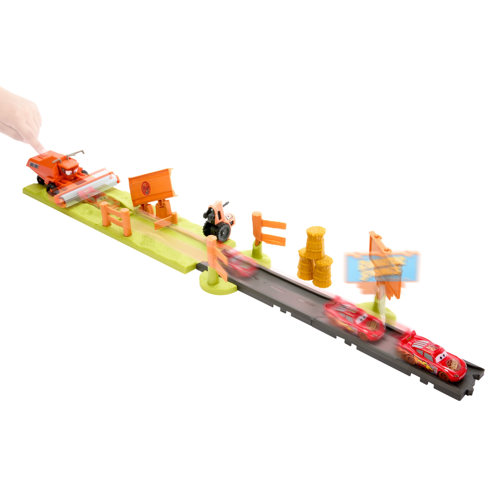 Pista para coches de juguete con personajes y accesorios Huida de Frank Disney Pixar Cars Mattel 2