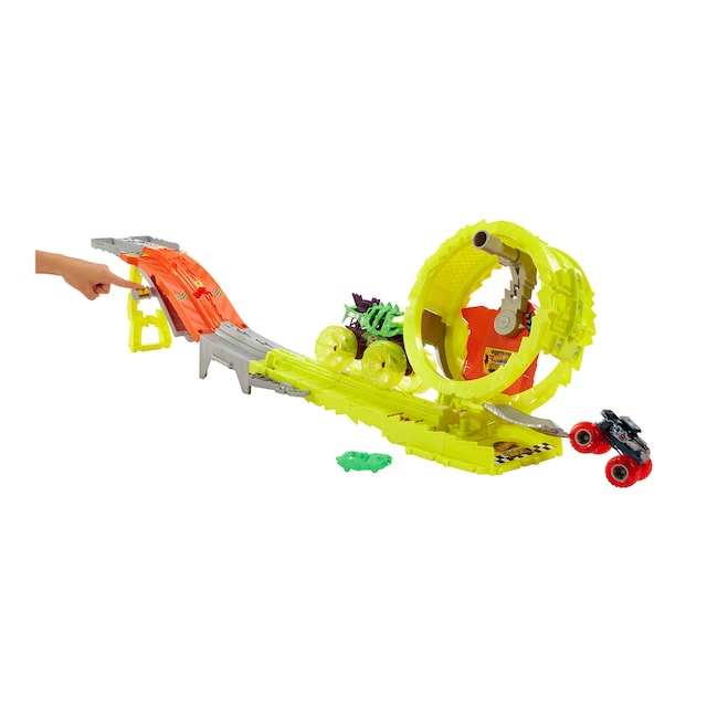 Pista Charge & Chase Challenge Monster Trucks Hot Wheels