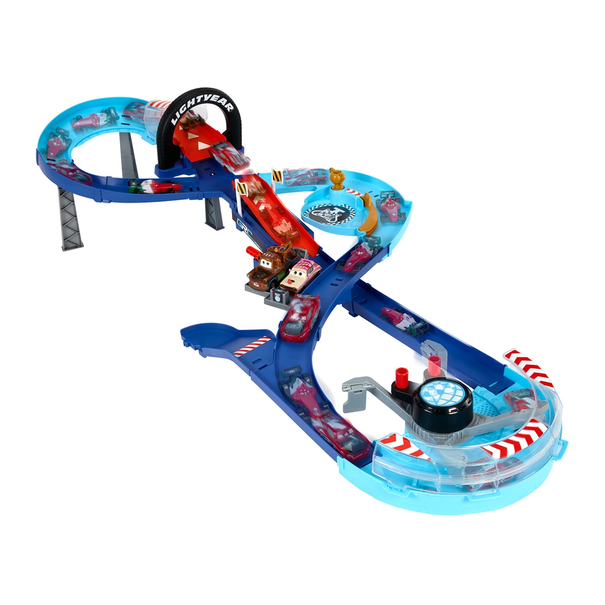 Imagen 0 de Pista para coches de juguete Global Racers Cup Pista de salto GRC Disney Pixar Cars Mattel