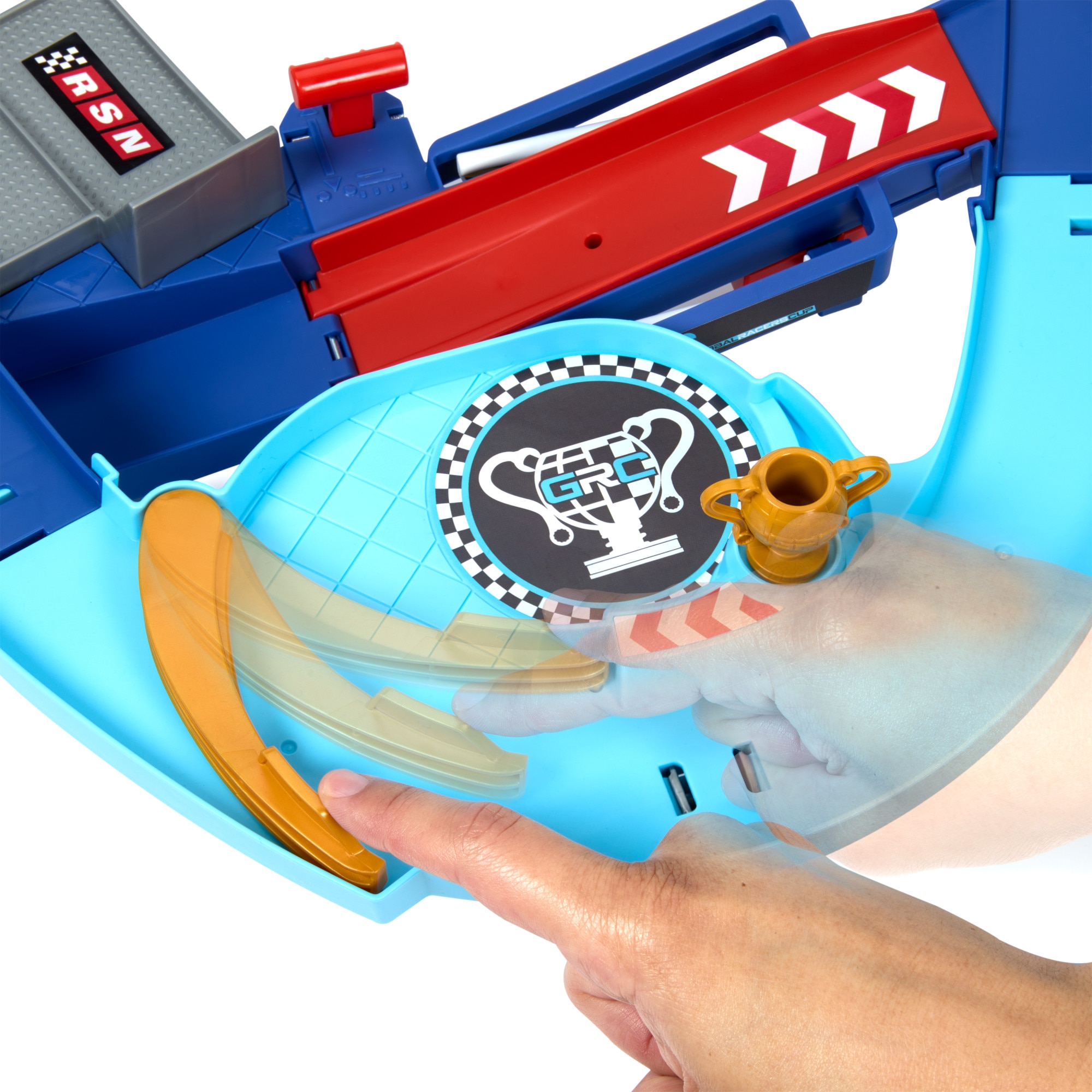 Pista para coches de juguete Global Racers Cup Pista de salto GRC Disney Pixar Cars Mattel 5