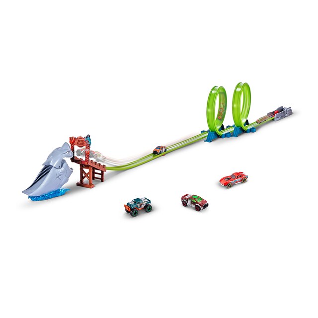 Pista de carreras Shark Attack Metal Machines