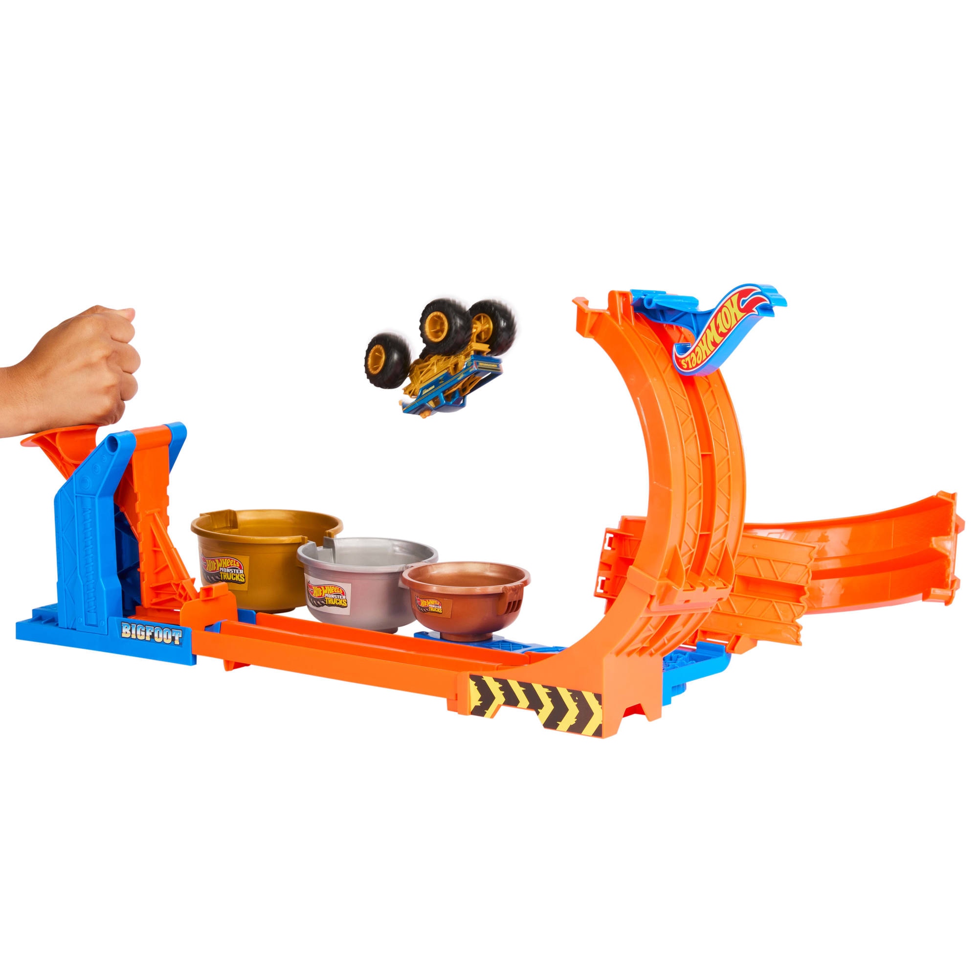 Trofeo Challenge de loopings y giros Bigfoot Hot Wheels 3