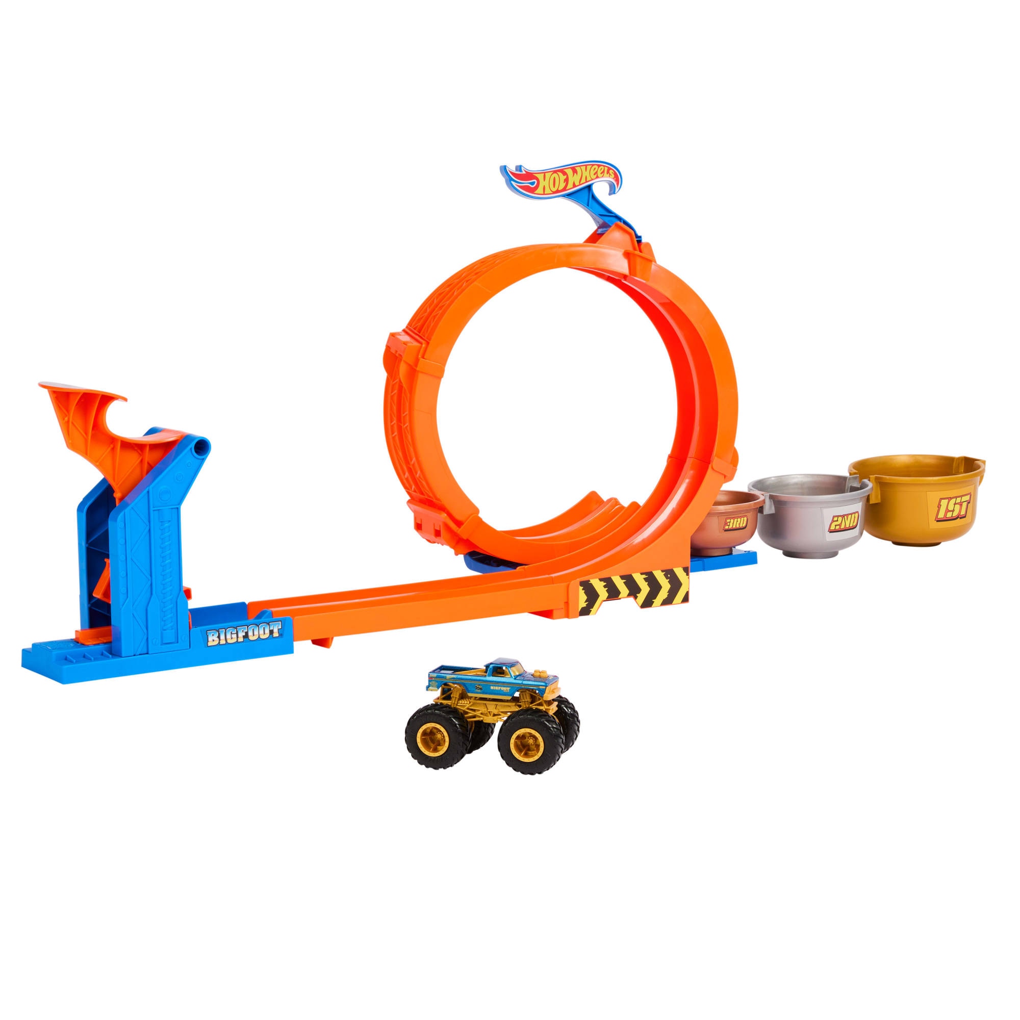 Trofeo Challenge de loopings y giros Bigfoot Hot Wheels 4