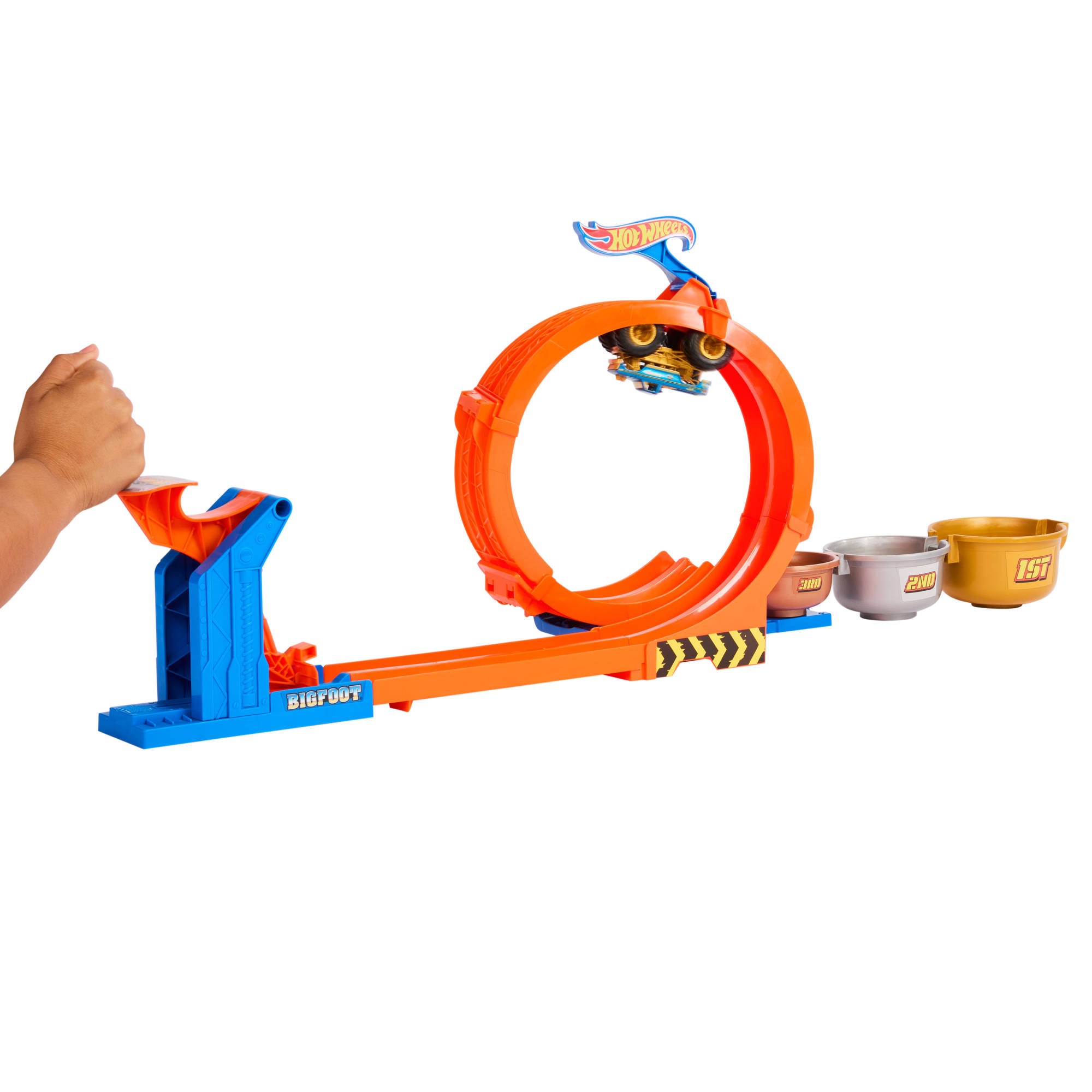 Trofeo Challenge de loopings y giros Bigfoot Hot Wheels 6