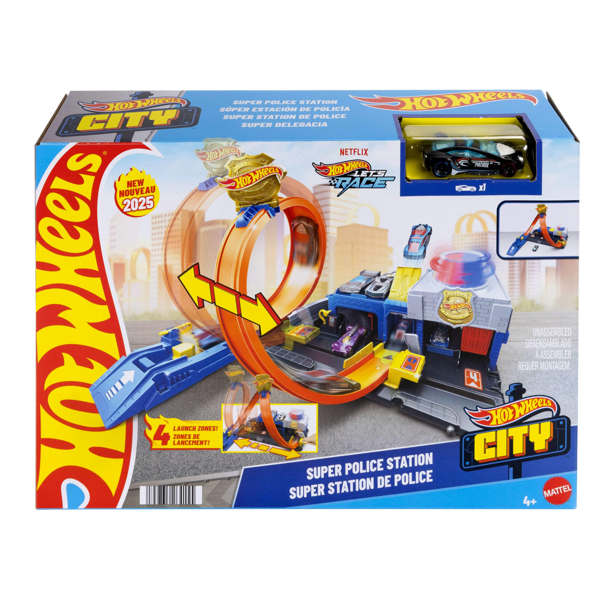 Supercomisaría de policía Hot Wheels 7