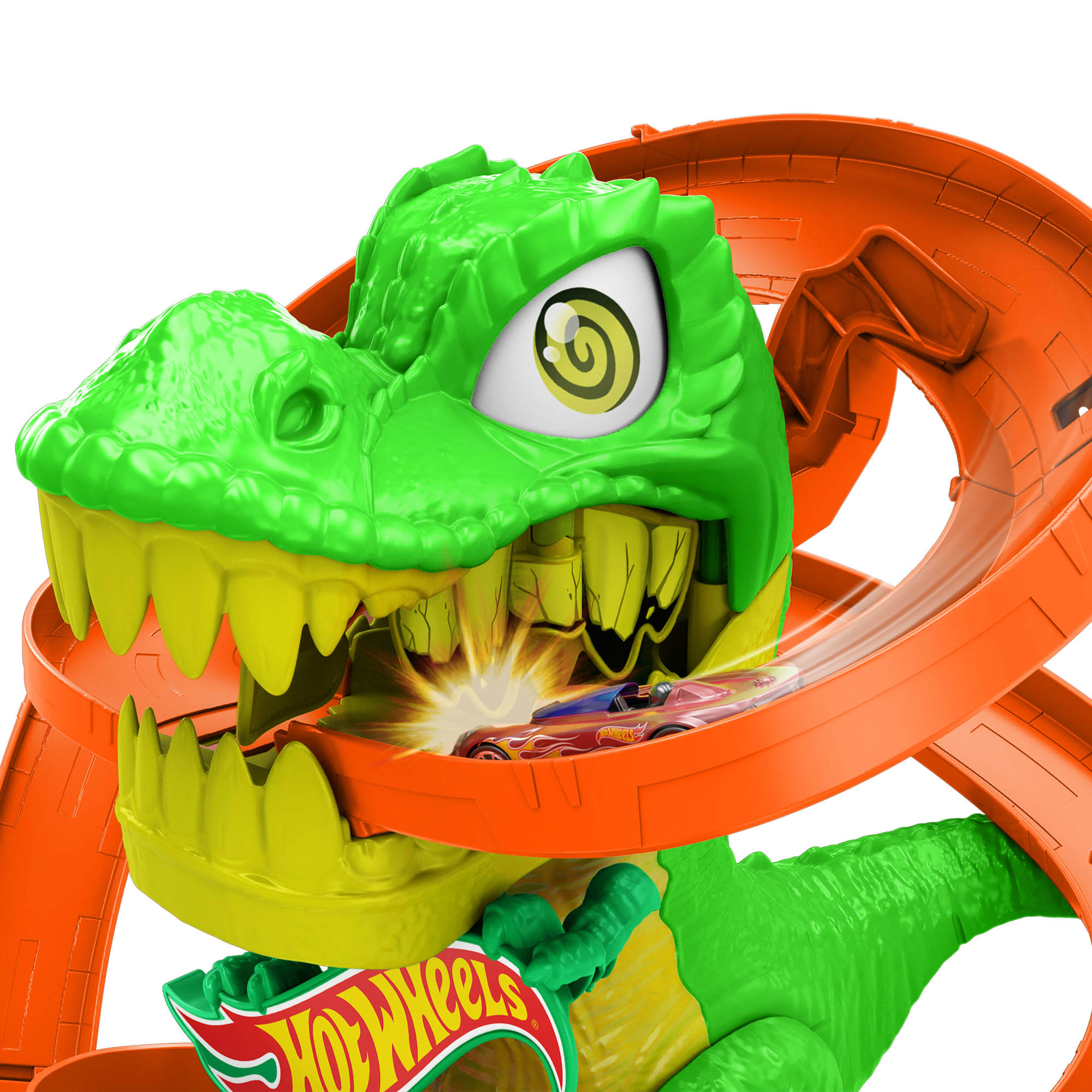 T-Rex Batalla en llamas Hot Wheels 5