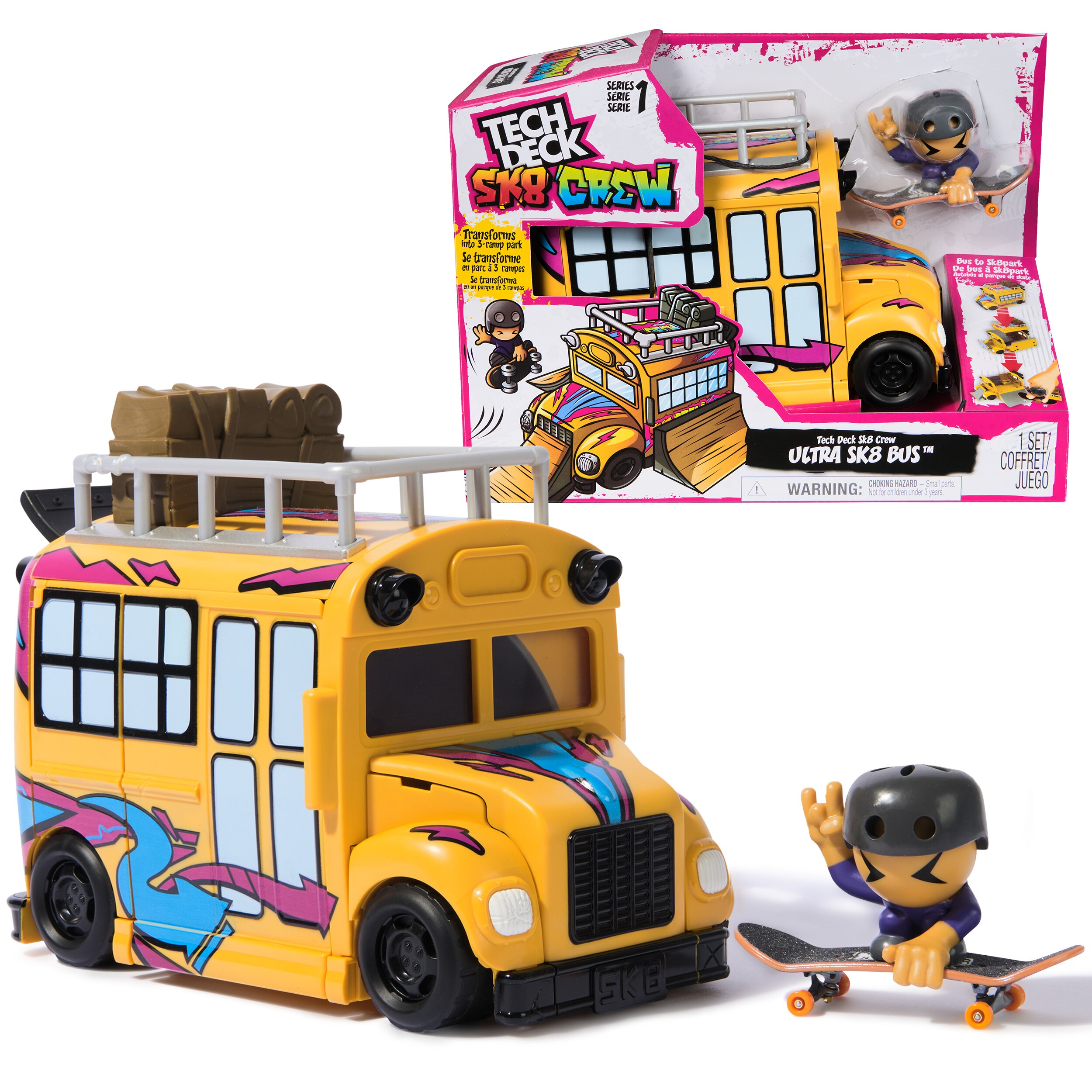 TED SK8 Crew Playset Autobus 4