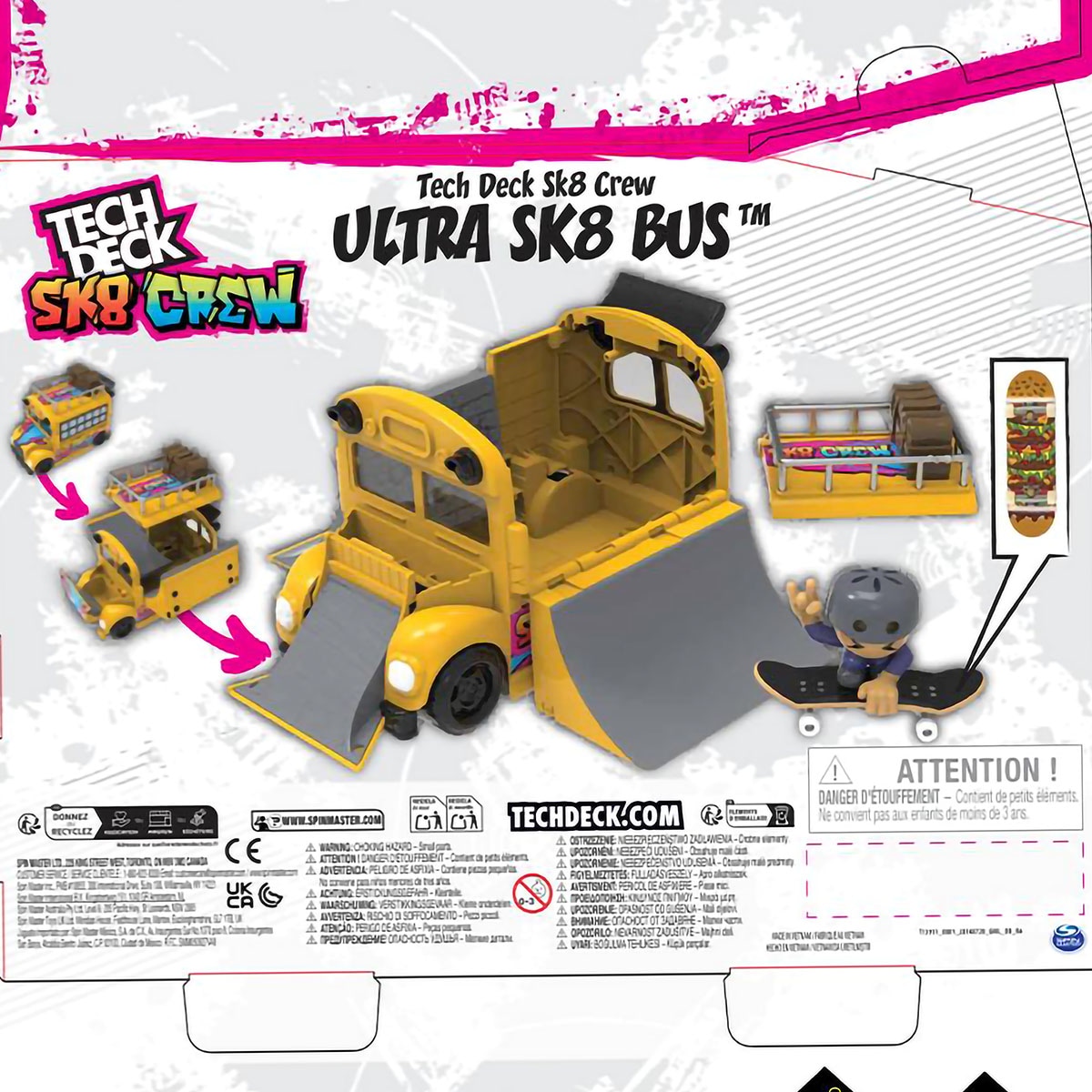 TED SK8 Crew Playset Autobus 5