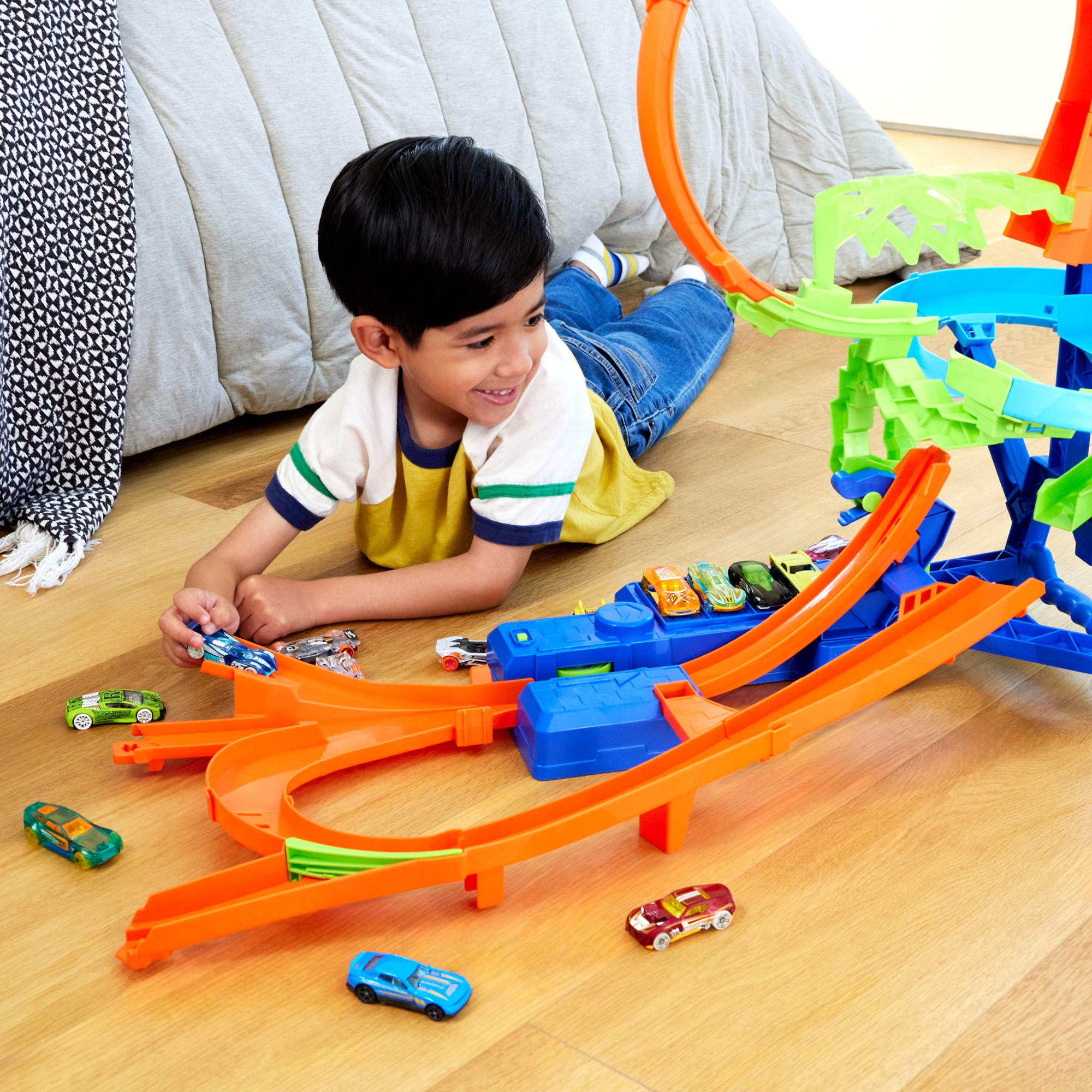 Hot Wheels Stunt Tracks Choque No Ar 4