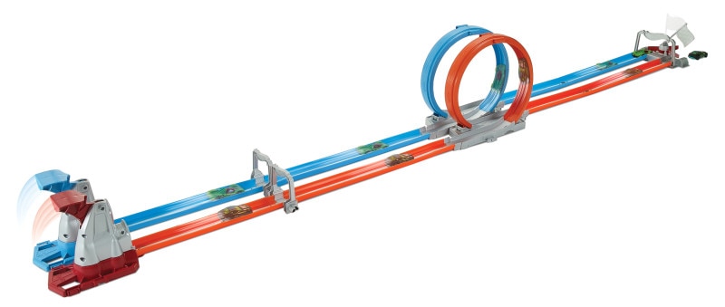 Pista para vehículos de juguete Double Loop Dash Hot Wheels 5