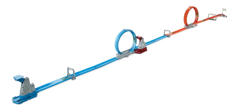 Pista para vehículos de juguete Double Loop Dash Hot Wheels 7