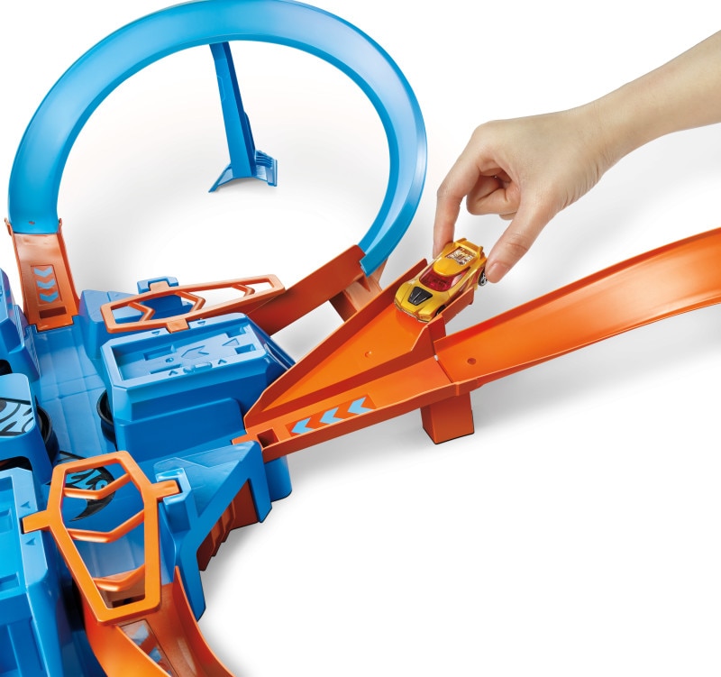 Pista para vehículos de juguete Criss Cross Crash Hot Wheels 5
