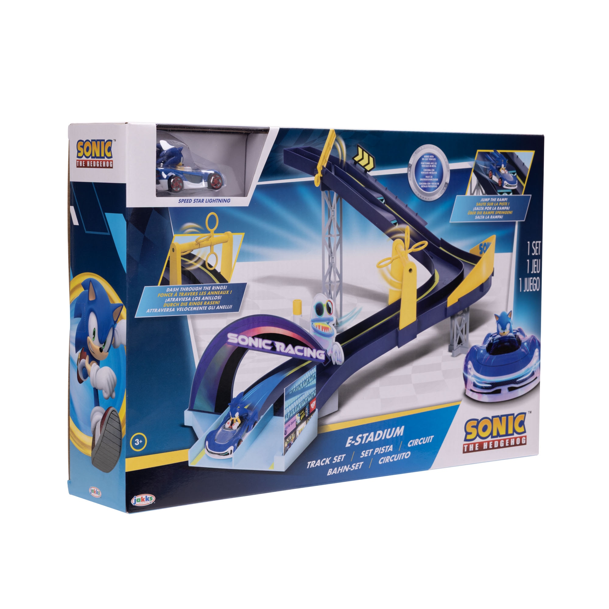 Estadio de carreras Sonic Racing Jakks Pacific 7