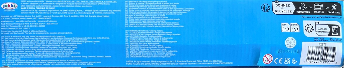 Estadio de carreras Sonic Racing Jakks Pacific 9