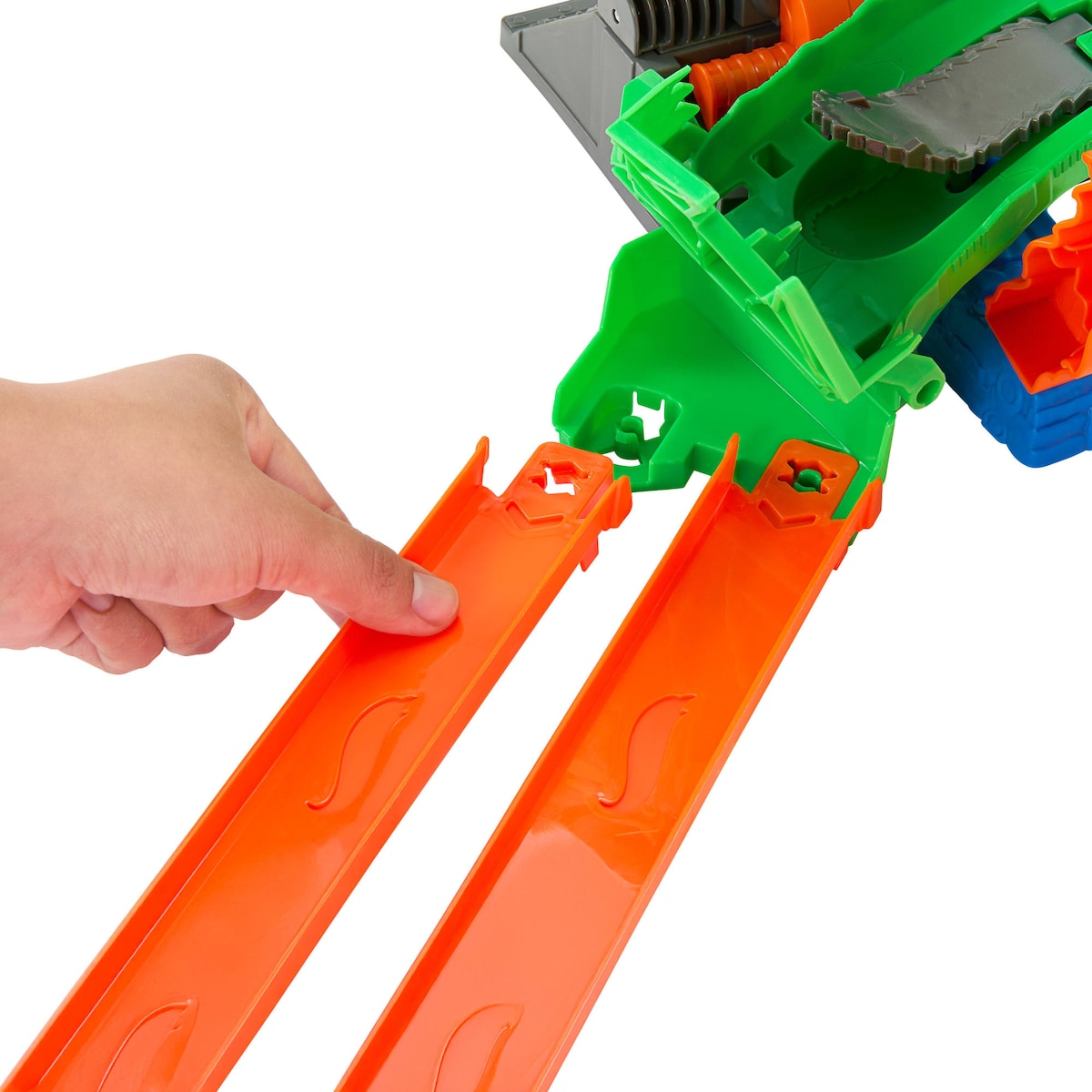 Pista MT Sharks vs. Dinos Destrucción del dragón Monster Trucks Hot Wheels 4