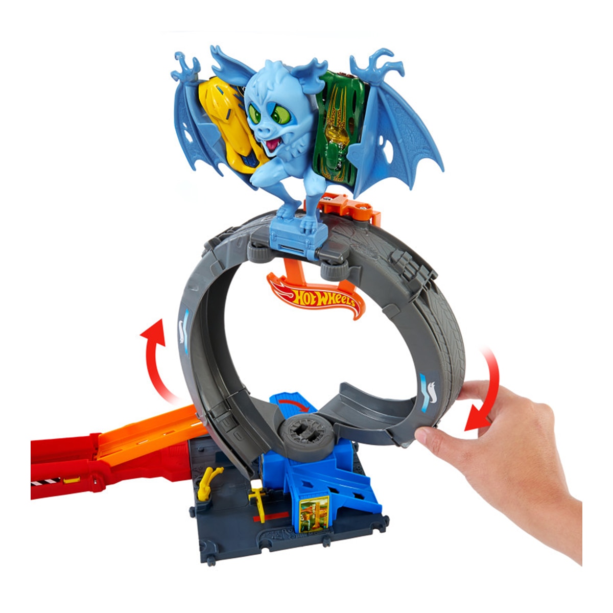 Hot Wheels City Let's Race Némesis del murciélago 4