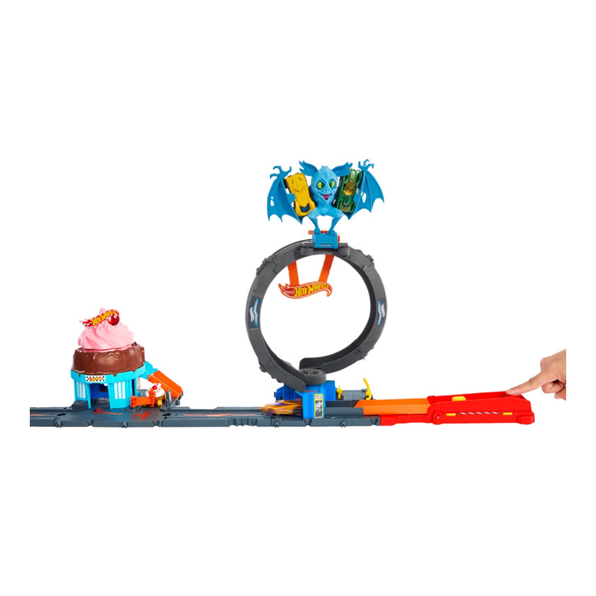 Hot Wheels City Let's Race Némesis del murciélago 5