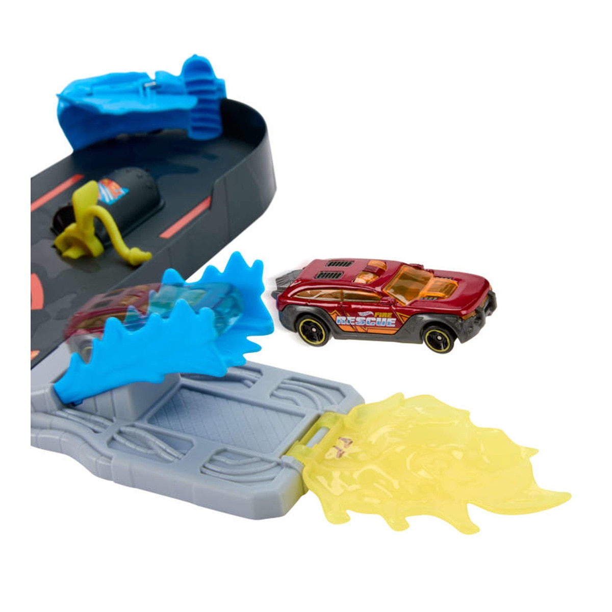 Parque de Bomberos Pista para coches de juguete City Superrescate Hot Wheels Mattel modelos surtidos 3