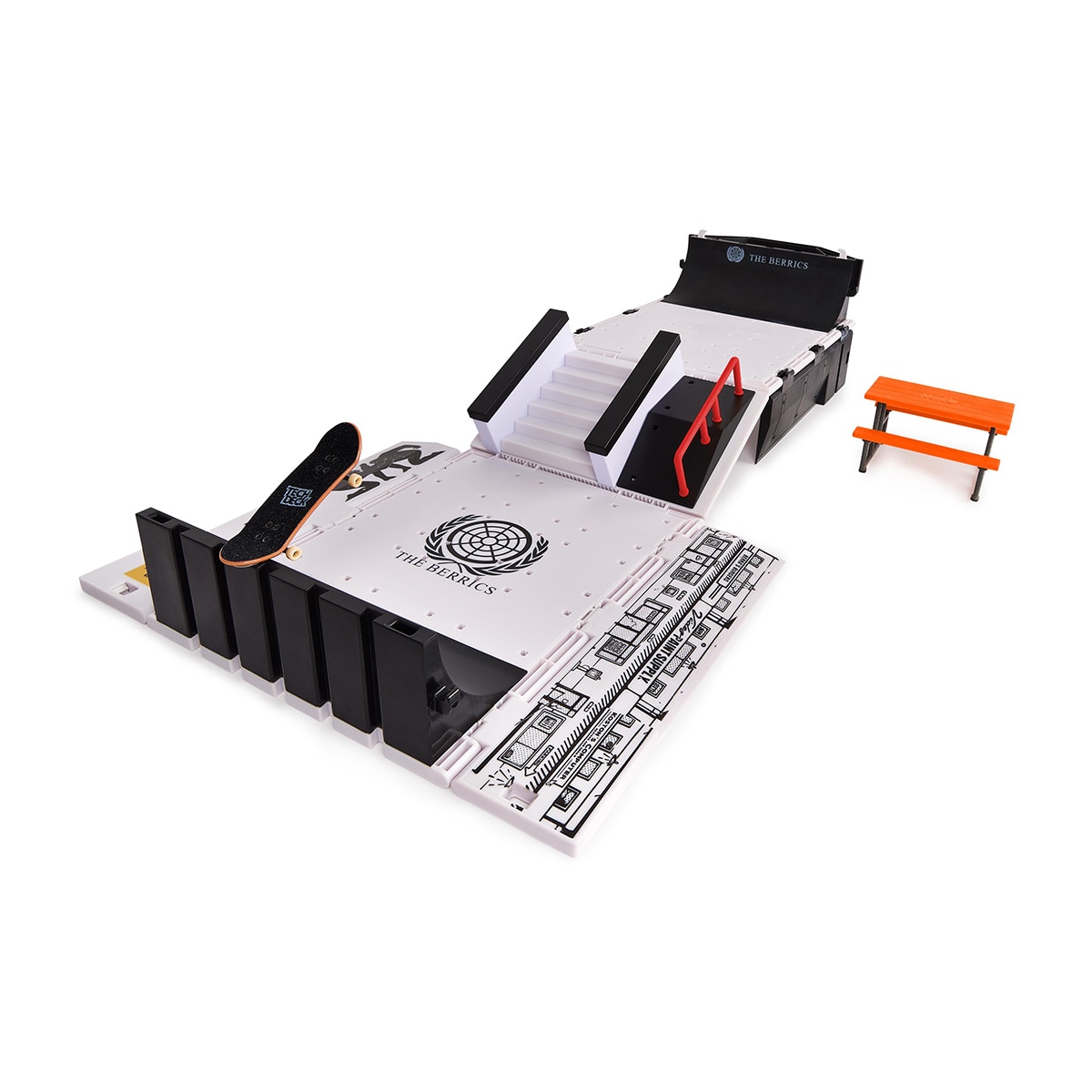 Set de Juego Rampas Skatepark Tech Deck Pack 2 Spin Master 3