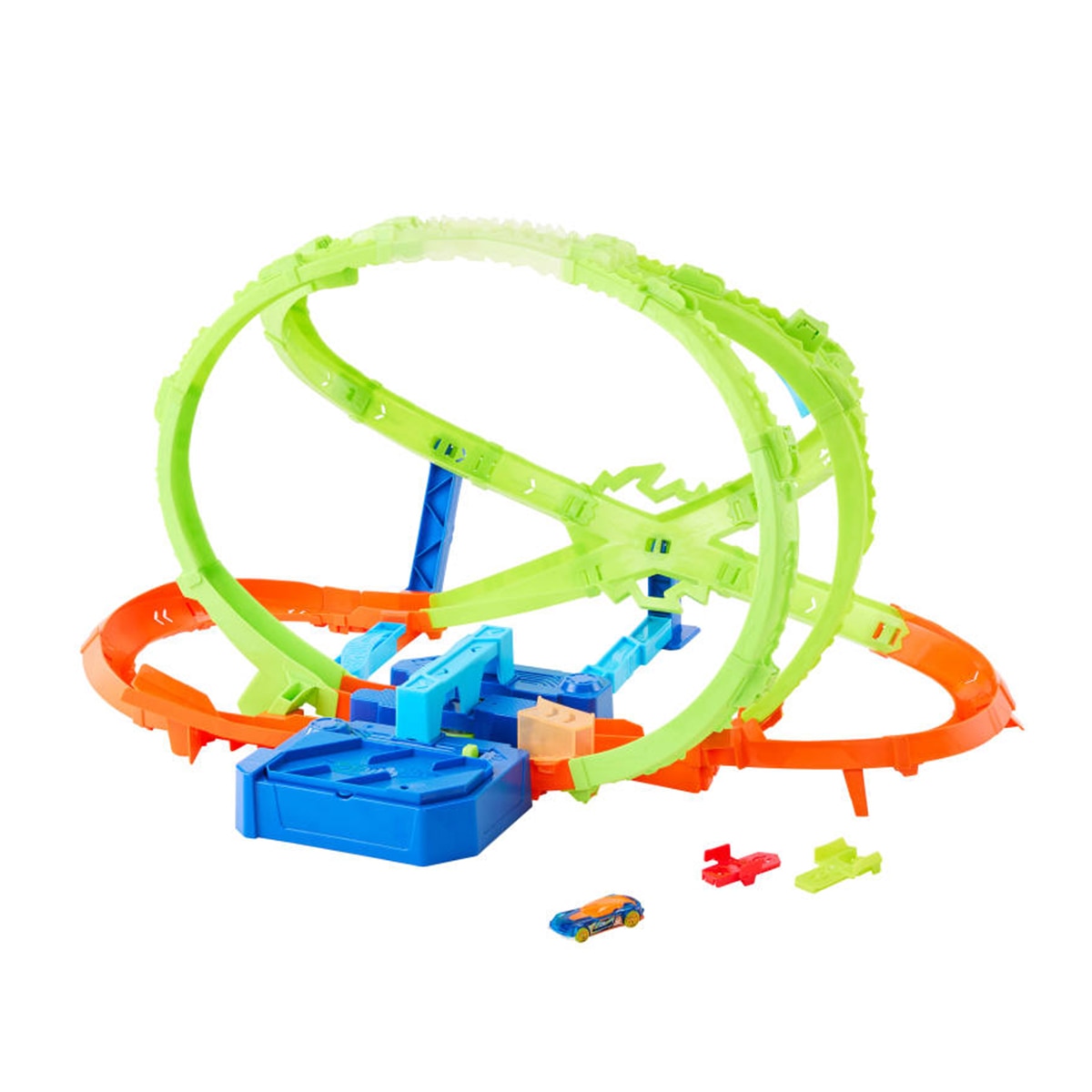 Imagen 0 de Pista Propulsor Motorizado Hot Wheels Hiperesfera de Stunt Tracks Mattel