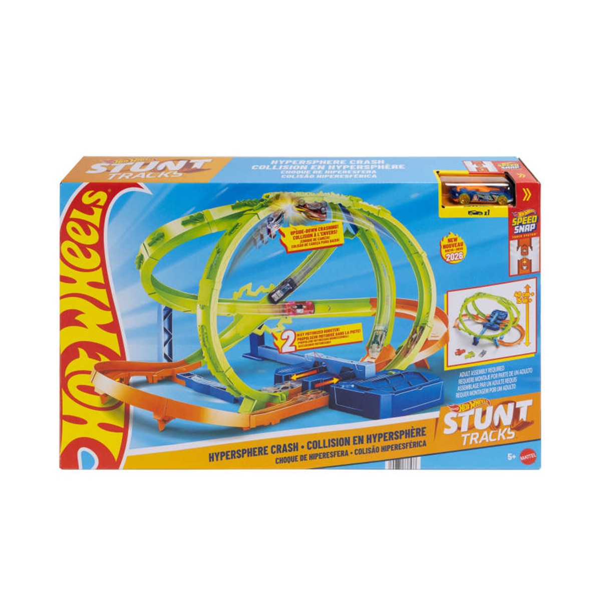 Pista Propulsor Motorizado Hot Wheels Hiperesfera de Stunt Tracks Mattel 5