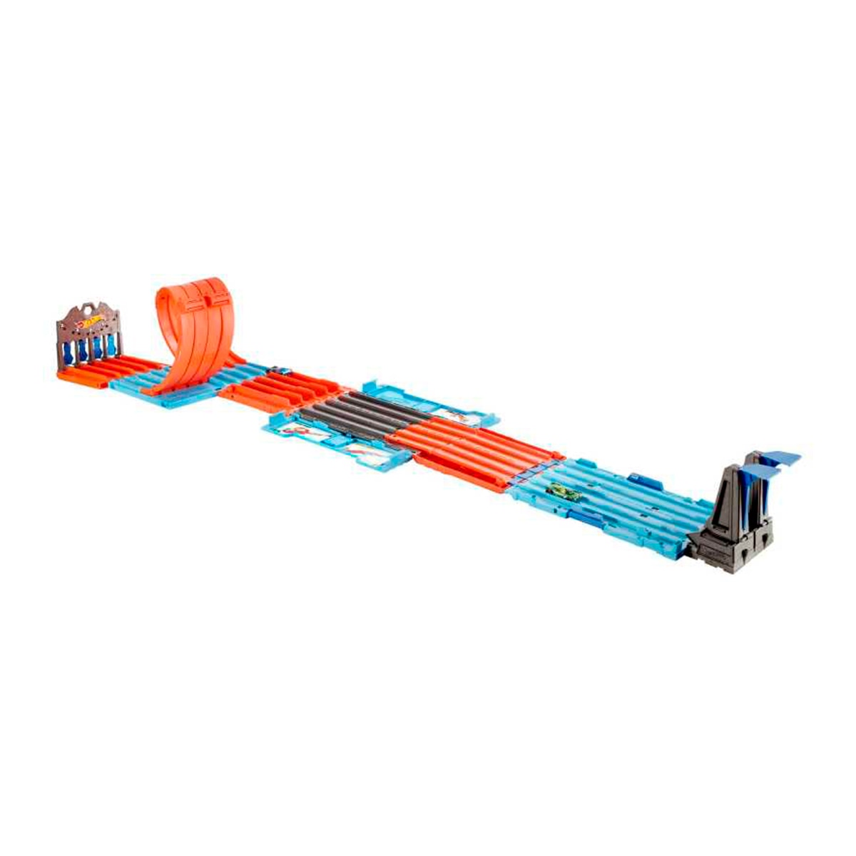 Imagen 0 de Pista de Coches de Juguete Configurable Caja de Carreras Con Tres Acrobacias Hot Wheels Mattel