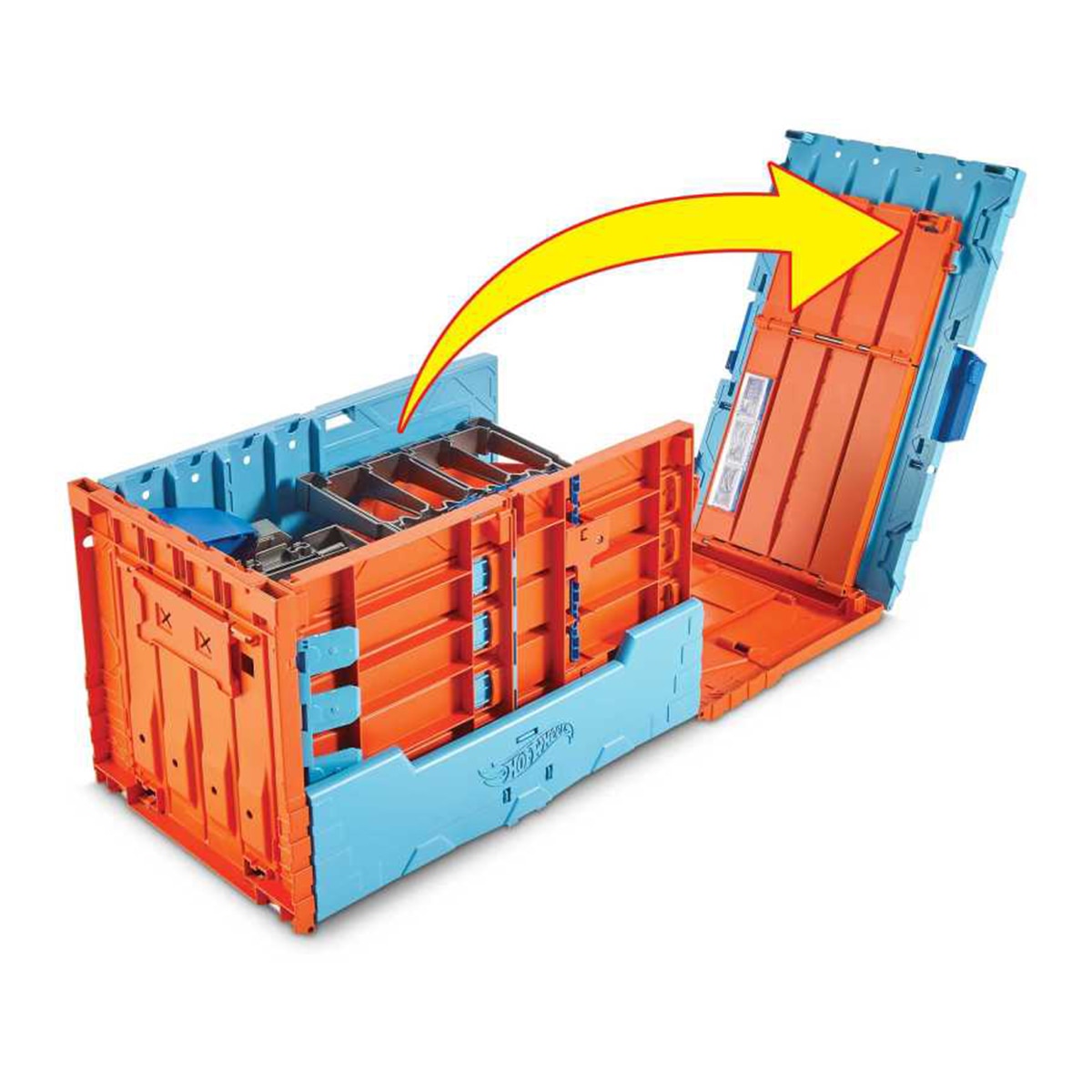 Pista de Coches de Juguete Configurable Caja de Carreras Con Tres Acrobacias Hot Wheels Mattel 3