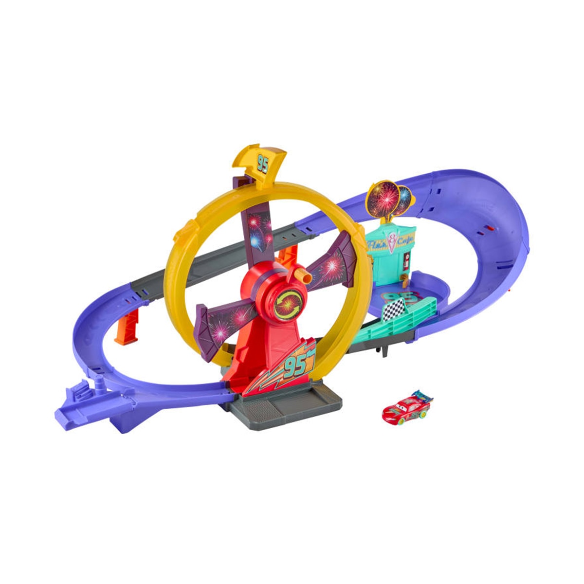 Imagen 0 de Pista de celebración con Rayo McQueen Disney Pixar Cars Cars Mattel