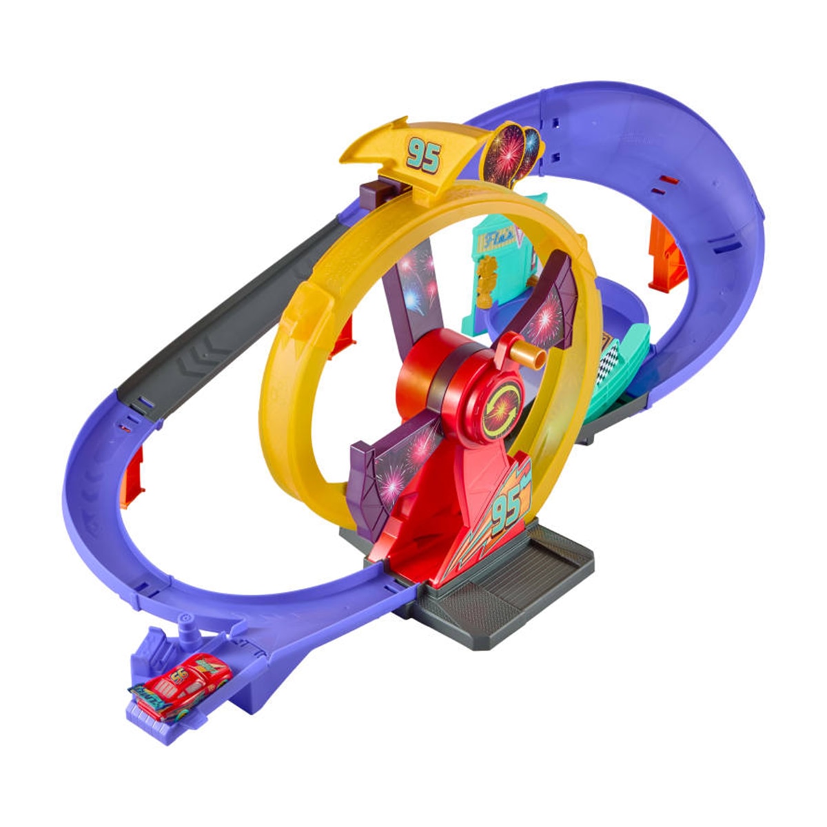 Pista de celebración con Rayo McQueen Disney Pixar Cars Cars Mattel 5