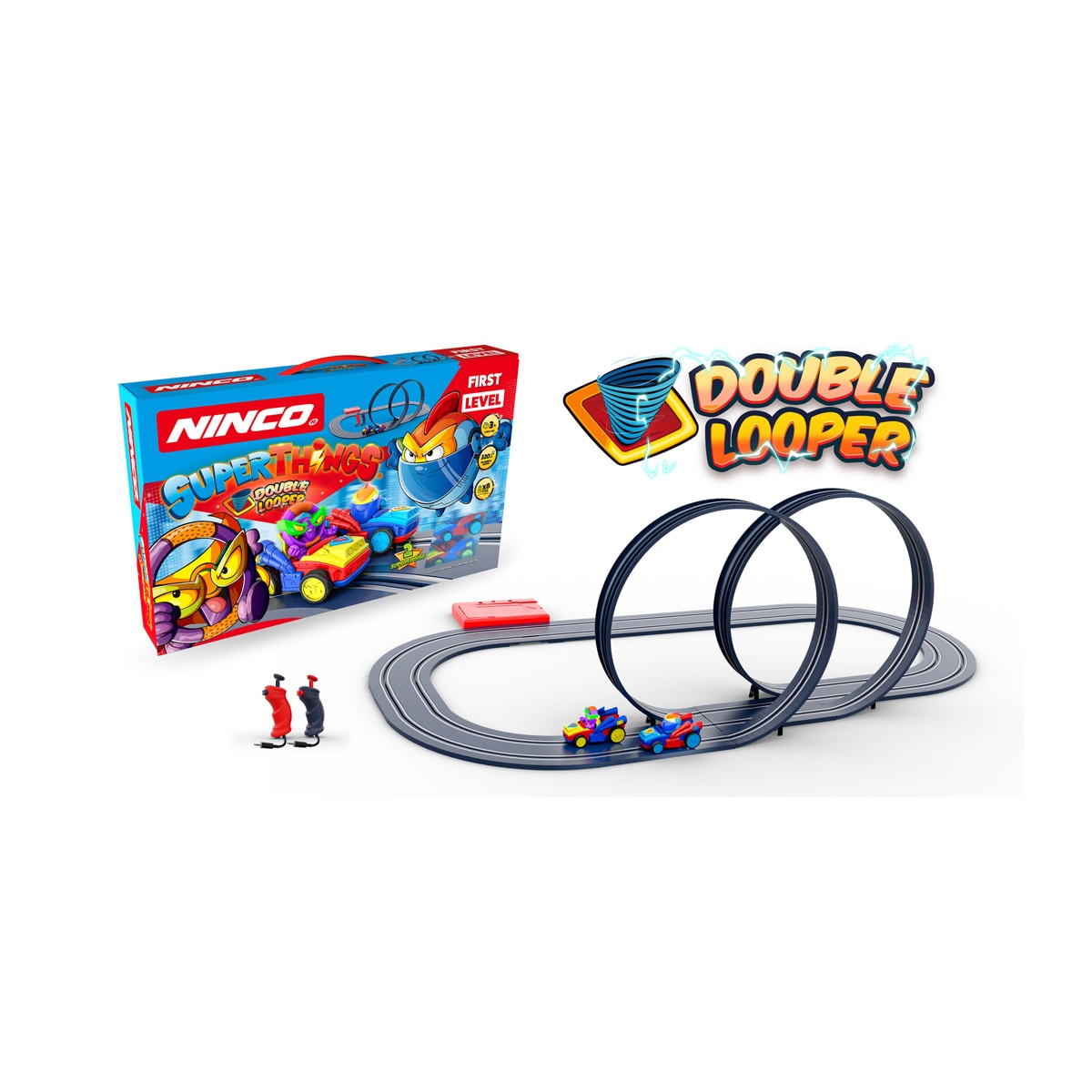 Imagen 0 de Circuito de coches Double Looper Ninco Superthings