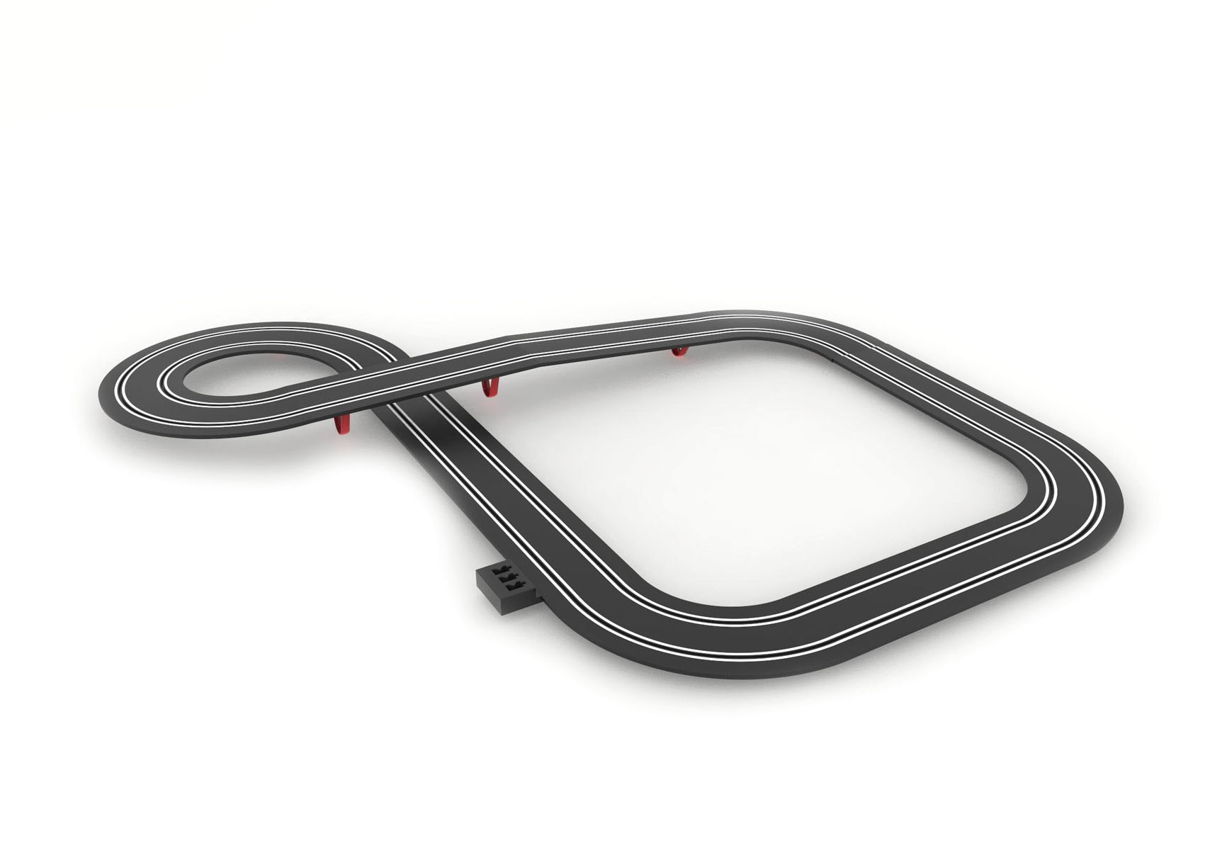 Circuito Compact 1:43 Chrono Masters Scalextric 5