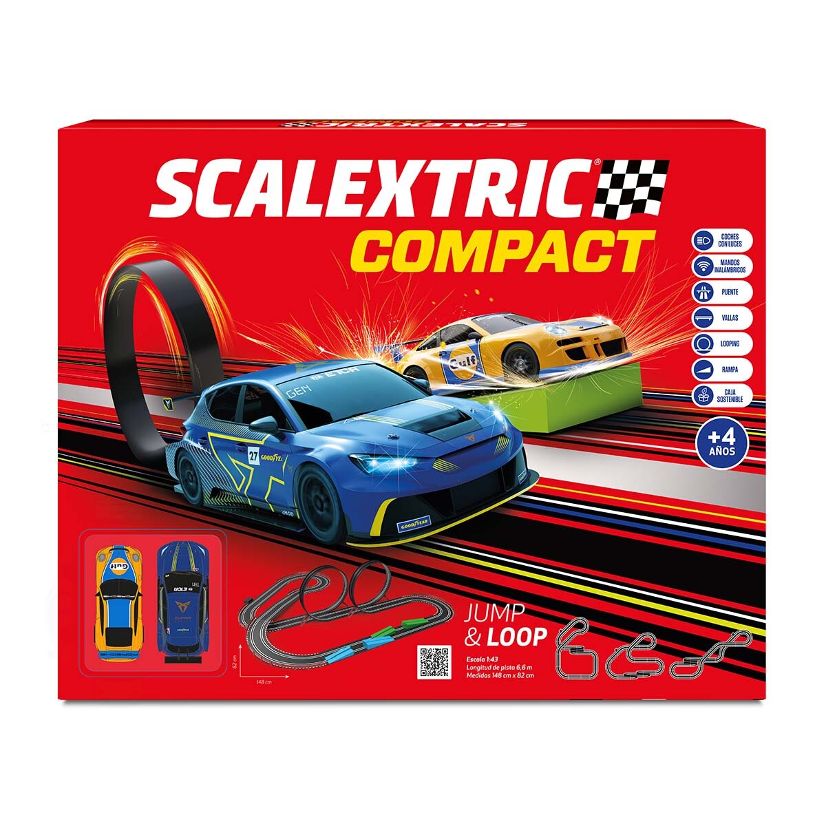 Circuito Compact 1:43 Jump & Loop Scalextric 1