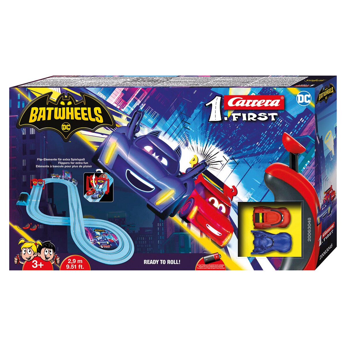 Circuito Batwheels Ready to Roll Carrera First 5