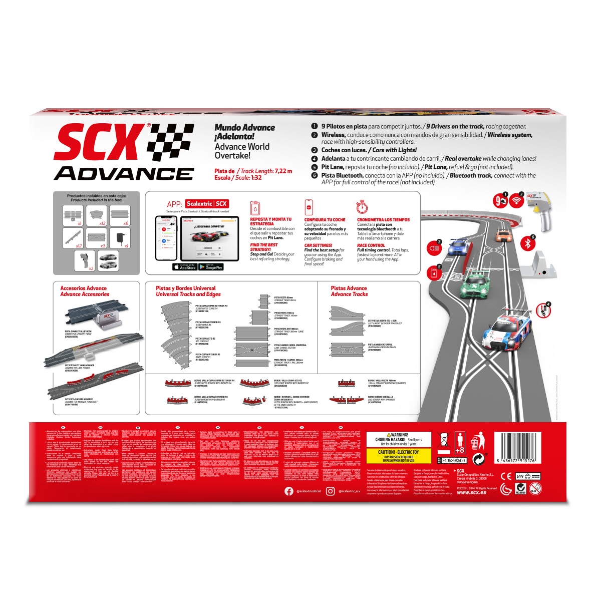 Pista Linea Advance Touring Series Scalextric 2