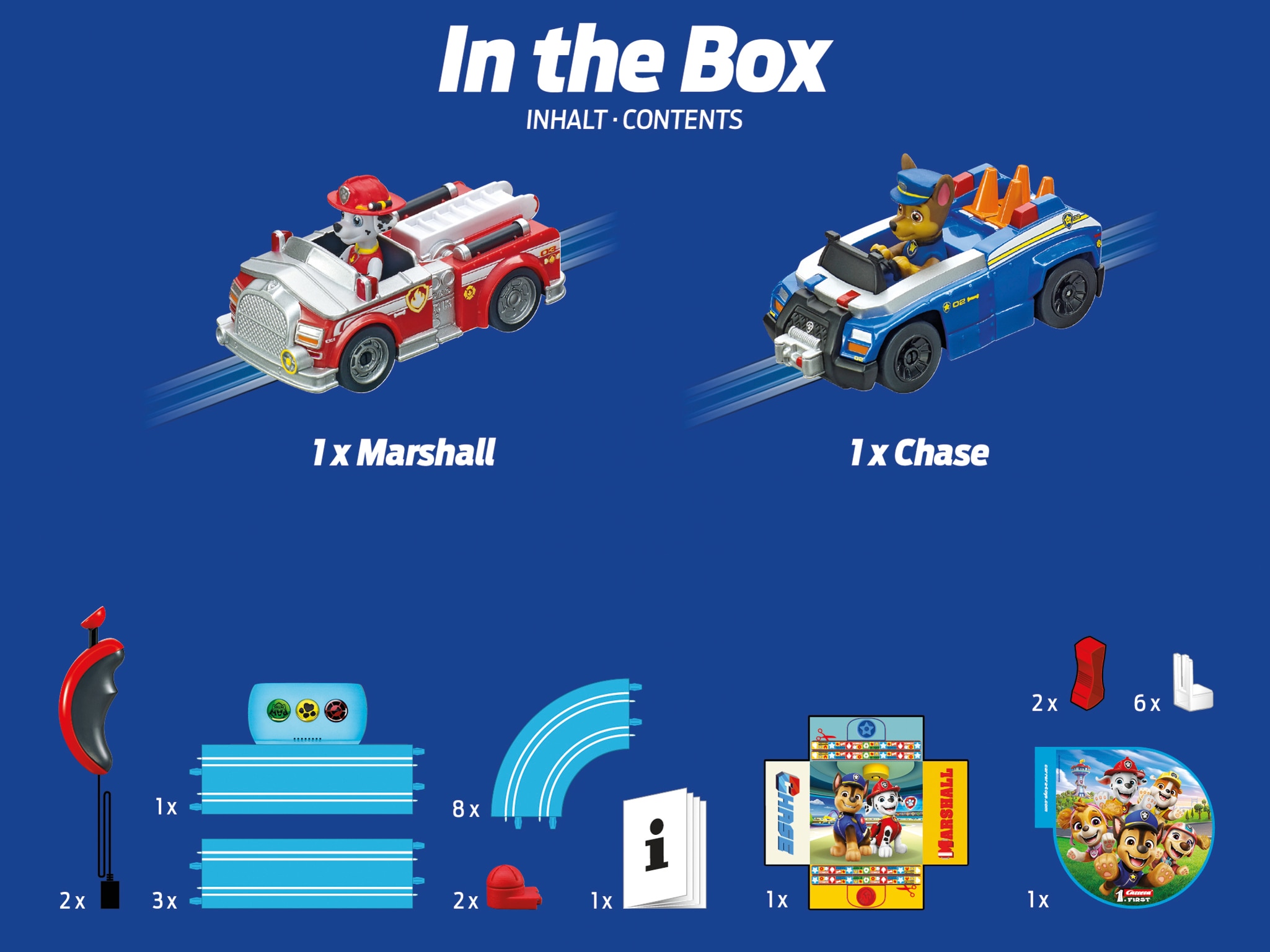 Circuito para vehículos de juguete Race 'N' Rescue Paw Patrol Carrera First 13