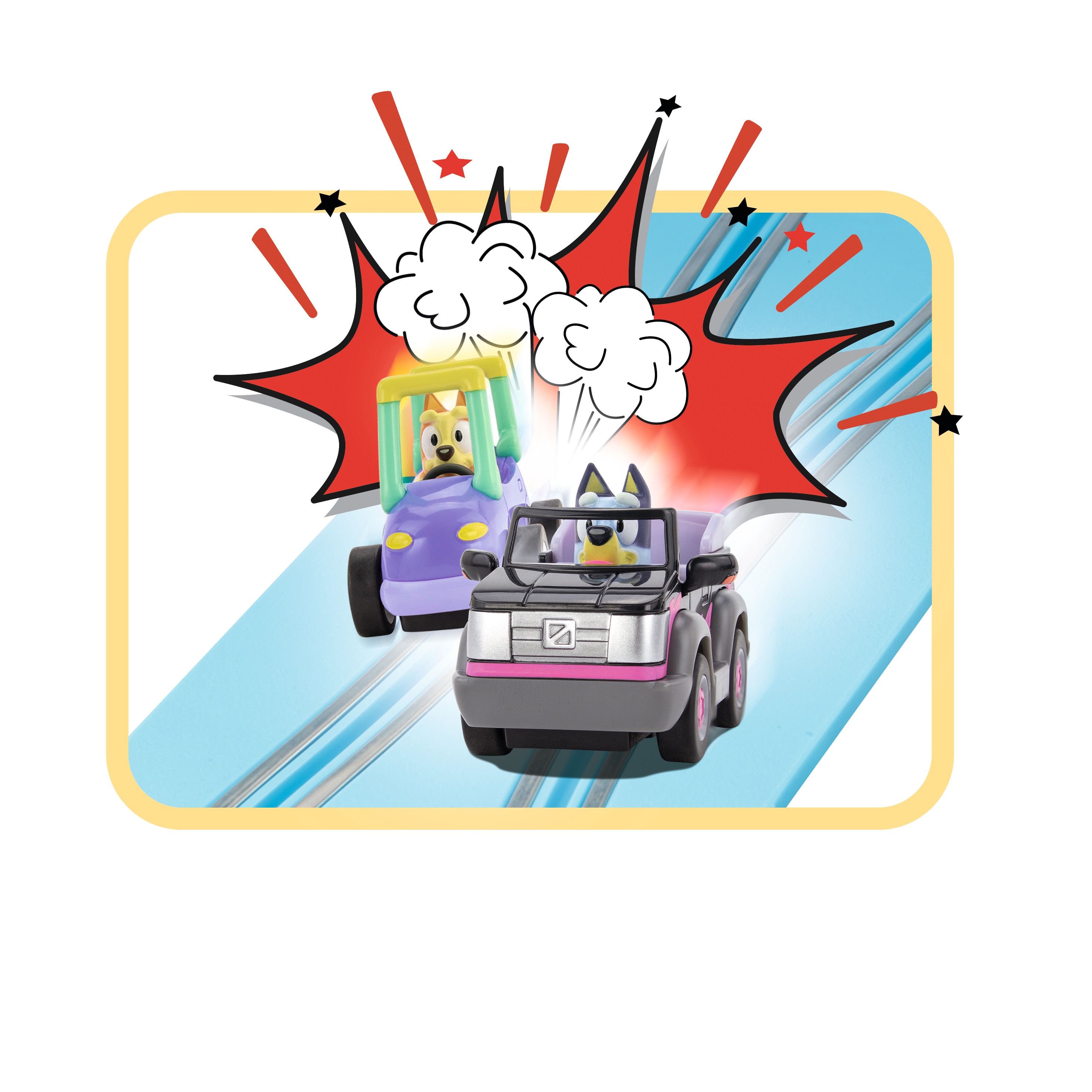 Circuito para vehículos de juguete First Bluey Carrera 6