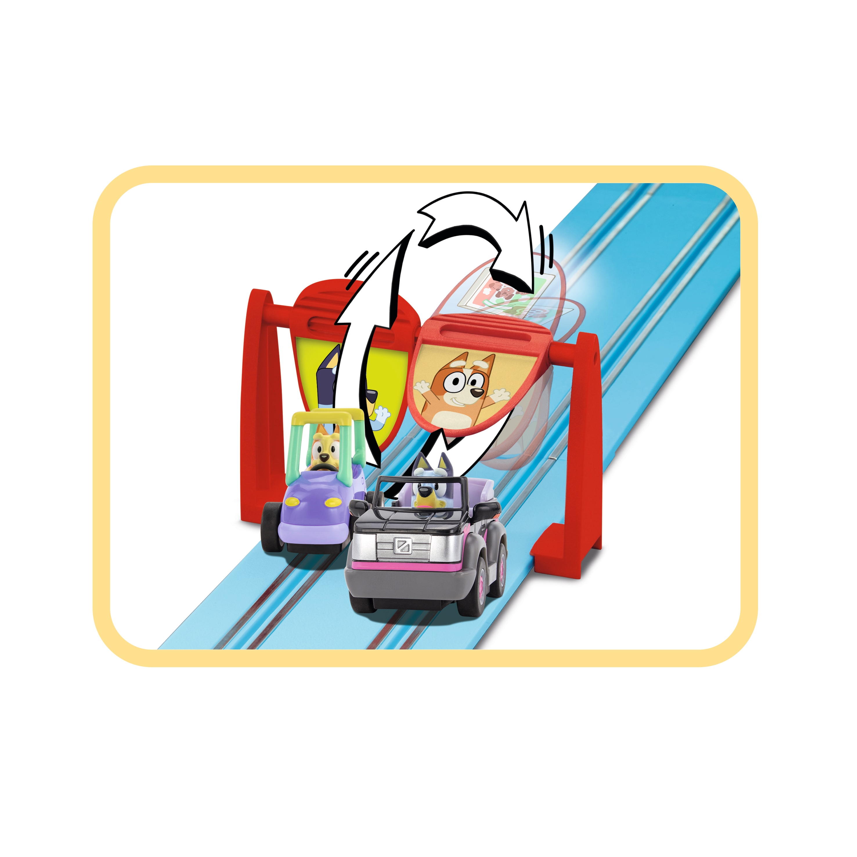 Circuito para vehículos de juguete First Bluey Carrera 7