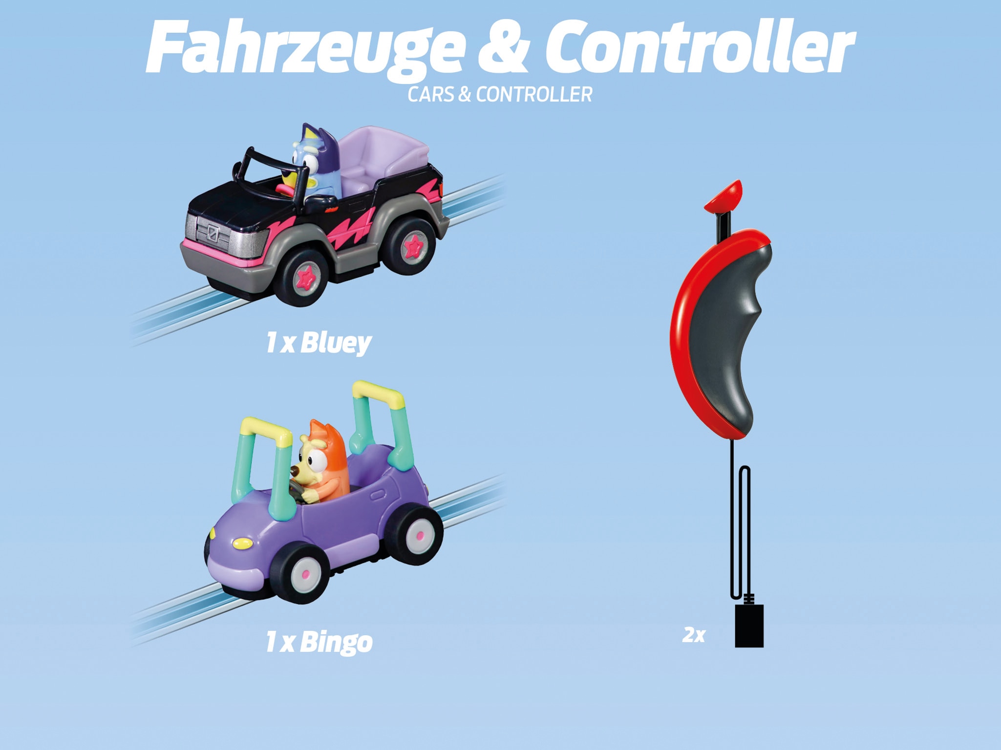 Circuito para vehículos de juguete First Bluey Carrera 10