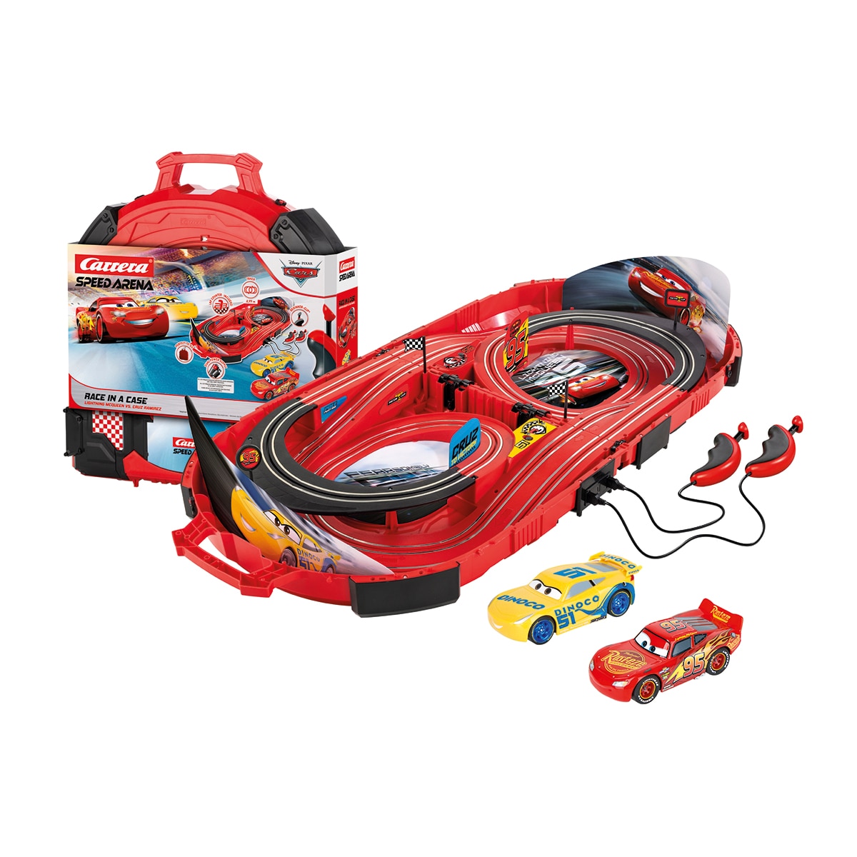 Imagen 0 de Circuito para vehículos de juguete Speed Arena Cars Disney Pixar Carrera