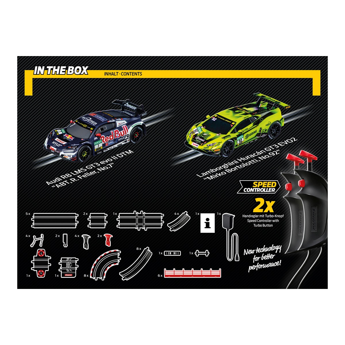 Circuito para vehículos de juguete DTM Supercars Carrera GO 6