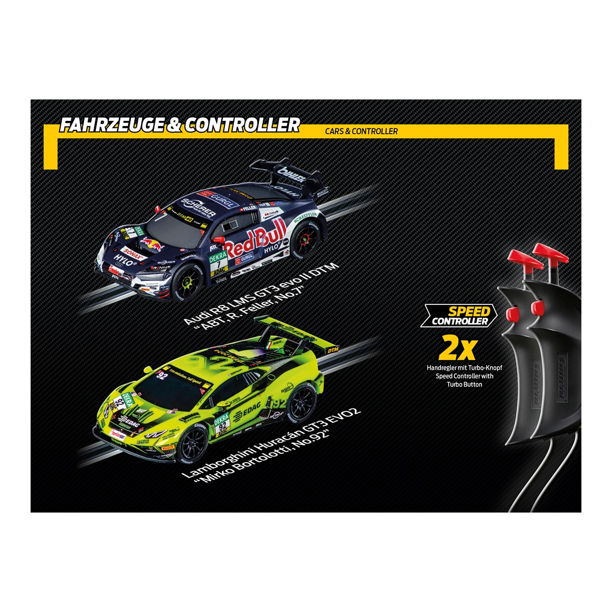 Circuito para vehículos de juguete DTM Supercars Carrera GO 7