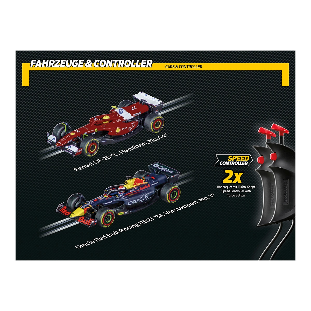 Circuito para vehículos de juguete F1 Champion's Racing Carrera GO 8
