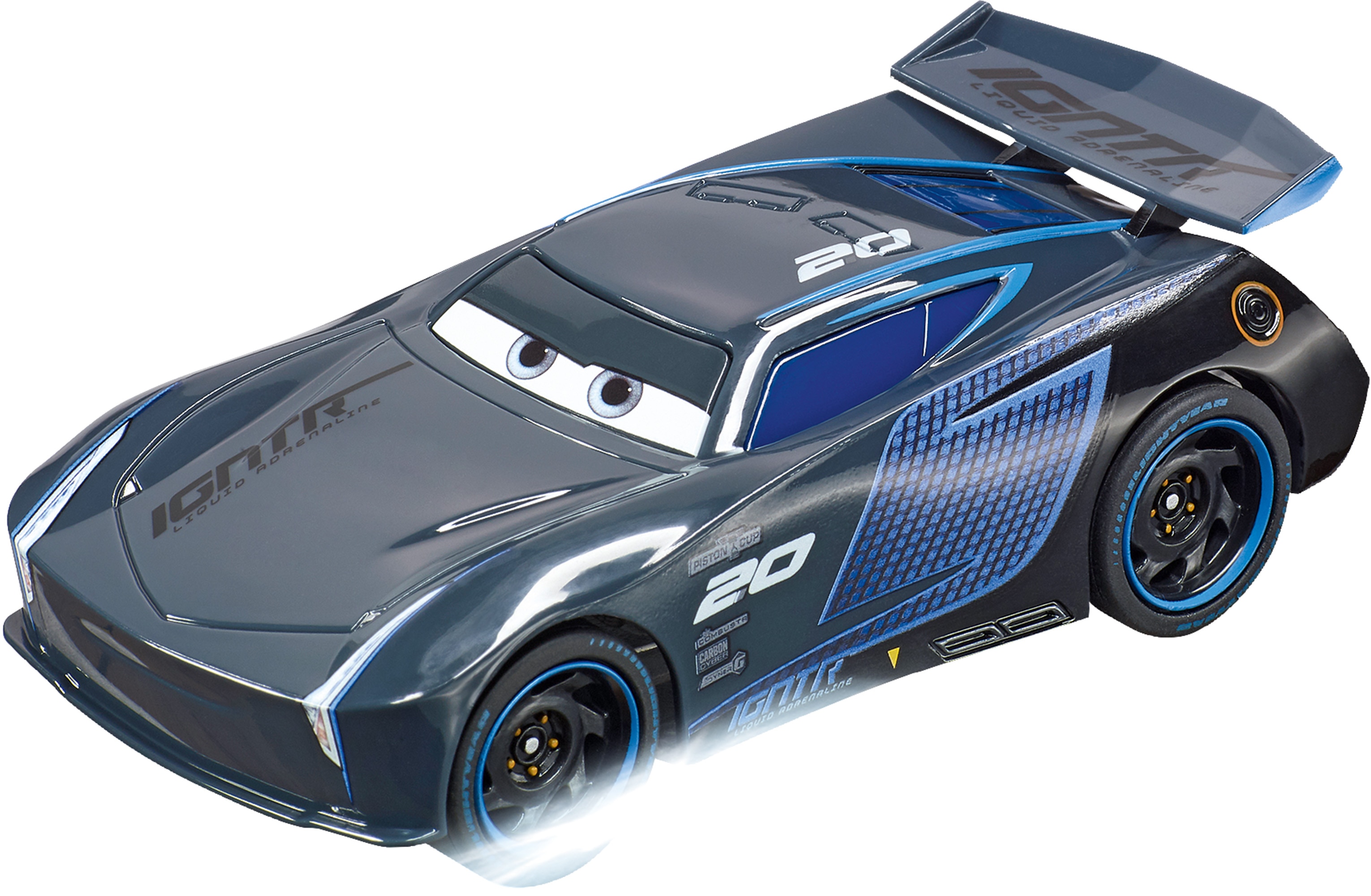 Circuito para vehículos de juguete Neon Nights Cars Disney·Pixar Carrera GO 4