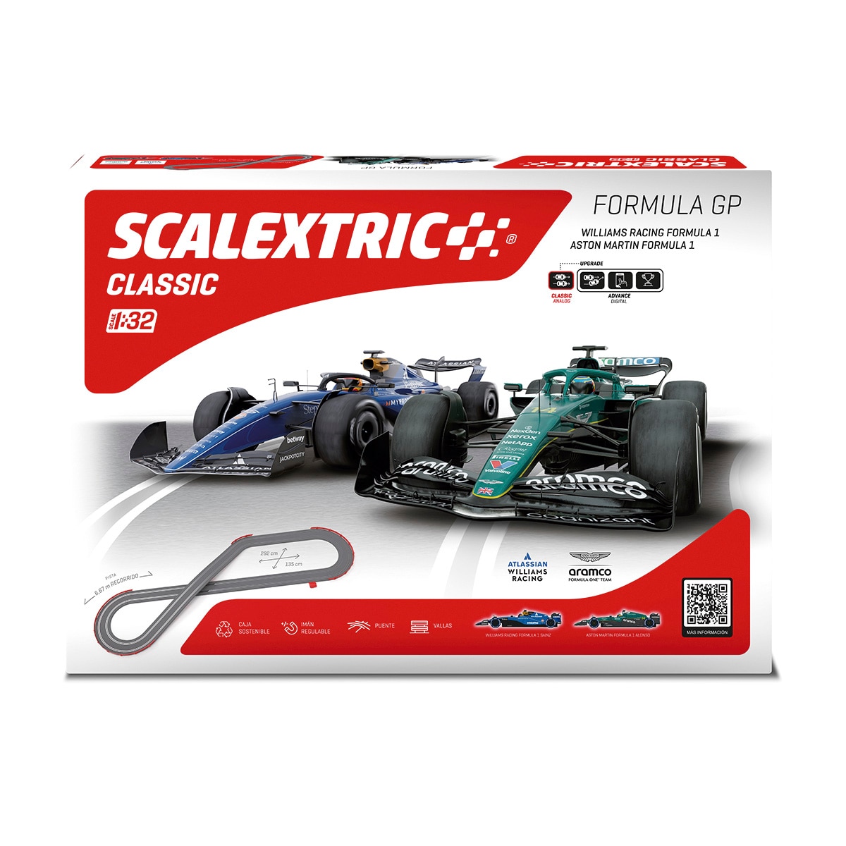 Imagen 0 de Pistas de carreras eléctrica Classic Formula Gp Scalextric