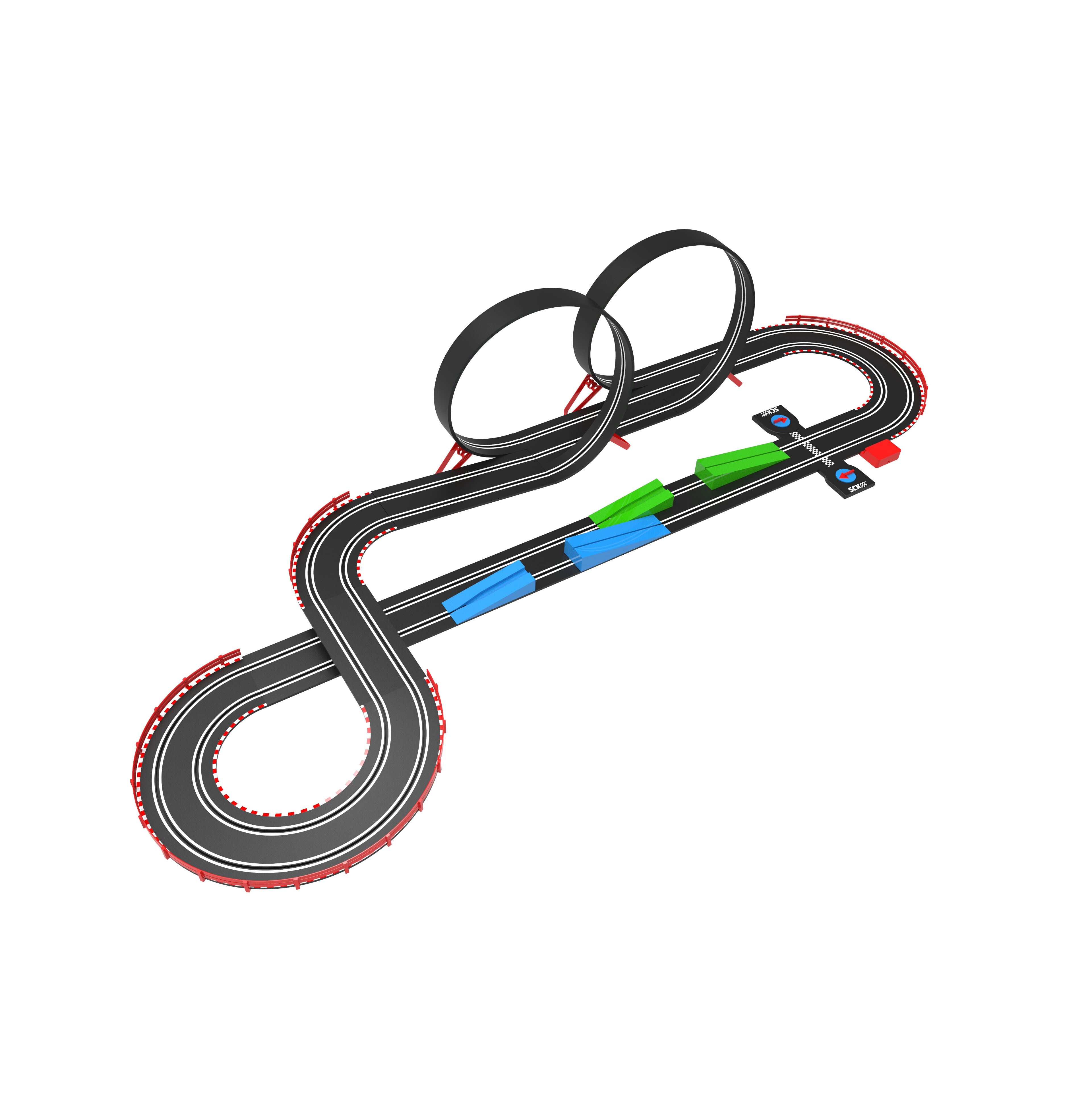 Pistas de carreras eléctrica Compact Speed Race Scalextric 3