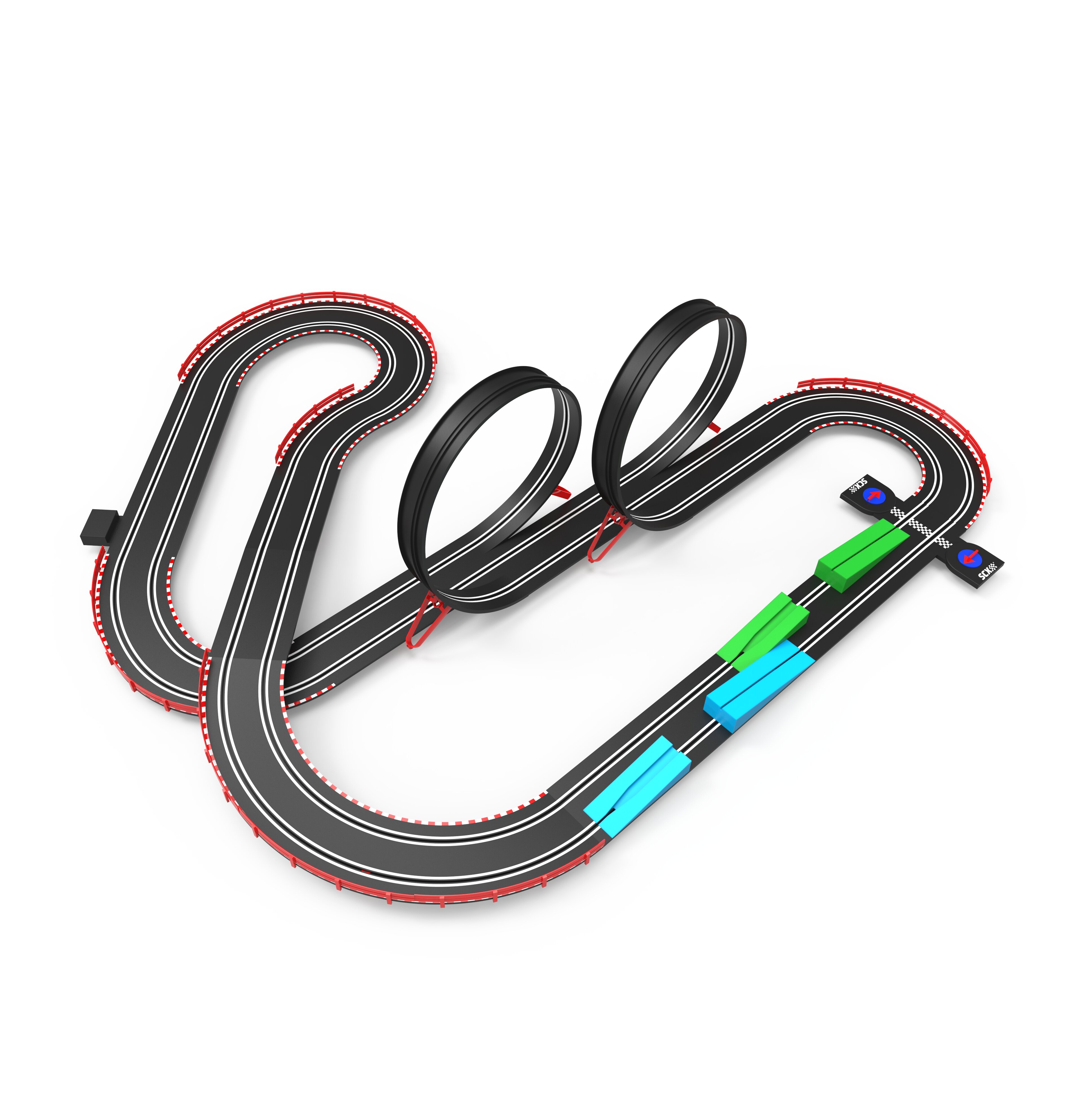Pistas de carreras eléctrica Compact Grand Challenge Scalextric 3